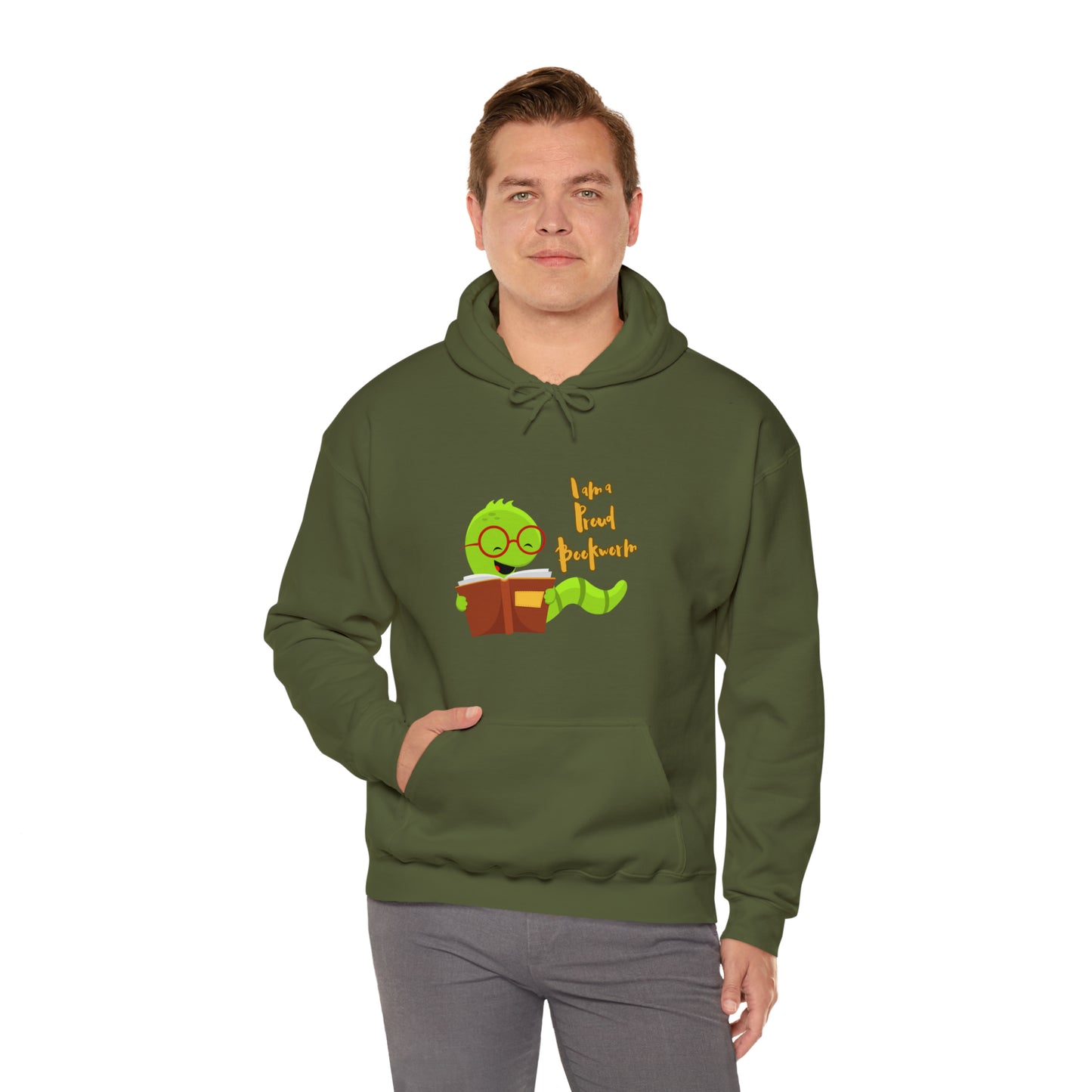 Literary Passion Unleashed: Bookworm & Proud Hoodie | Literary Passion Unleashed Unisex Hoodies