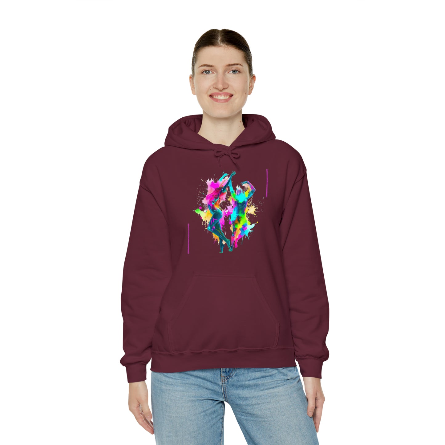 Artistic Anarchy: Creative Chaos Unisex Hoodie | Colorful Chaos Hoodies