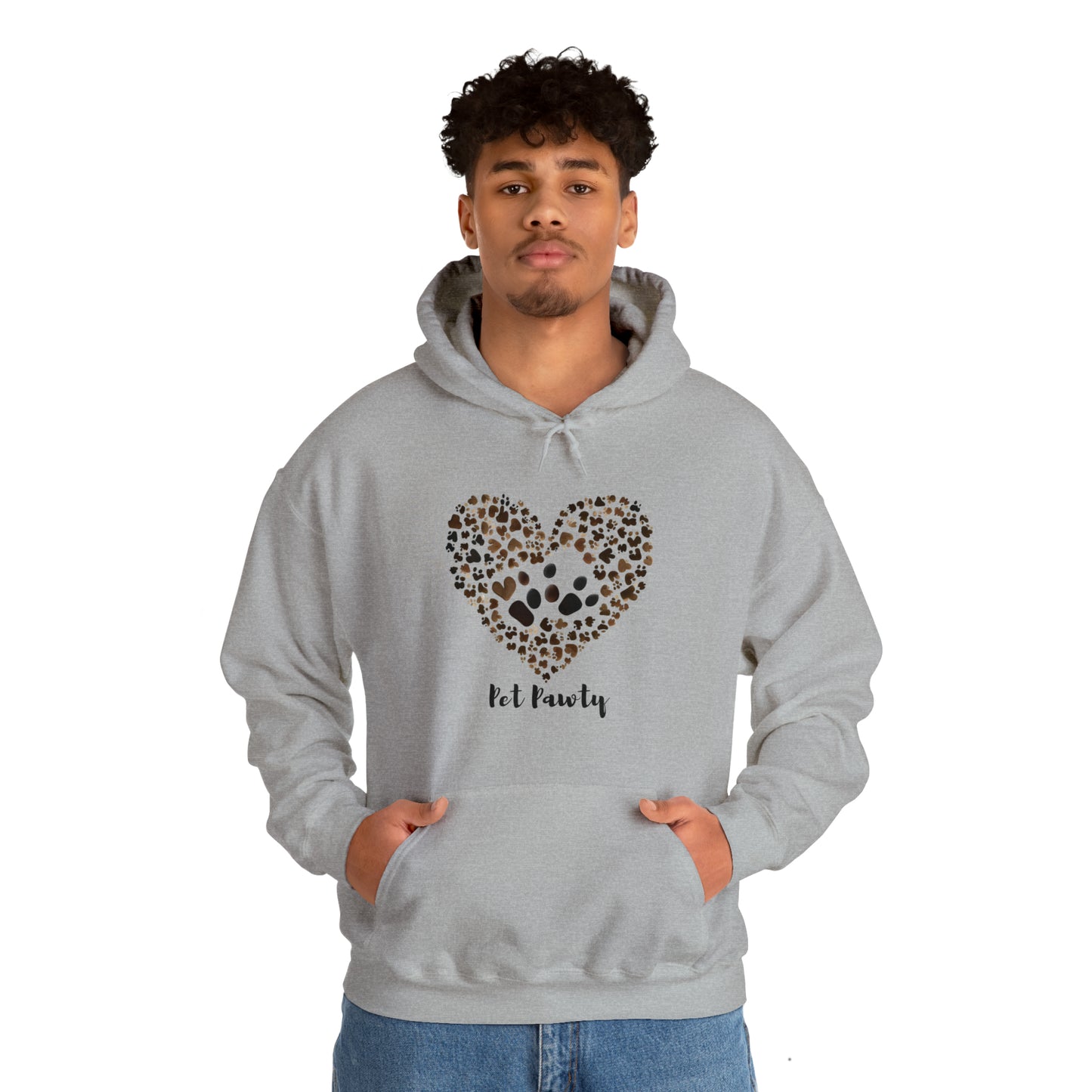 Paws and Play: Pet Paw-ty Unisex Hoodie | Furry Friends Fiesta Hoodies