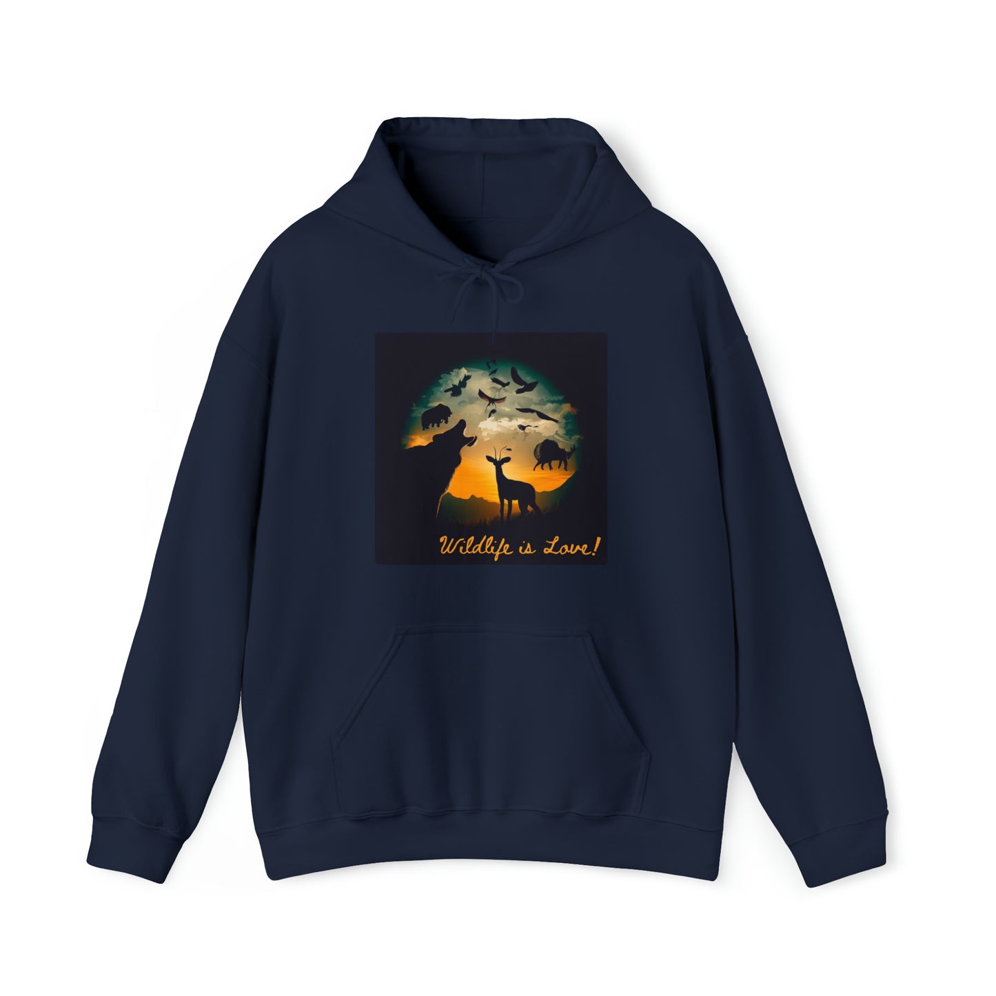 Nature's Companions: Wildlife Lover Unisex Hoodie | Creature Enthusiast Hoodies