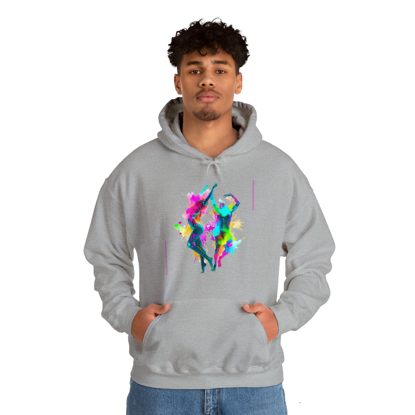 Artistic Anarchy: Creative Chaos Unisex Hoodie | Colorful Chaos Hoodies