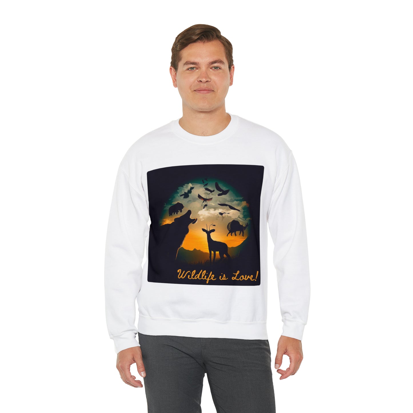 Nature's Companions Sweatshirt | Wildlife Lover Unisex Sweatshirt