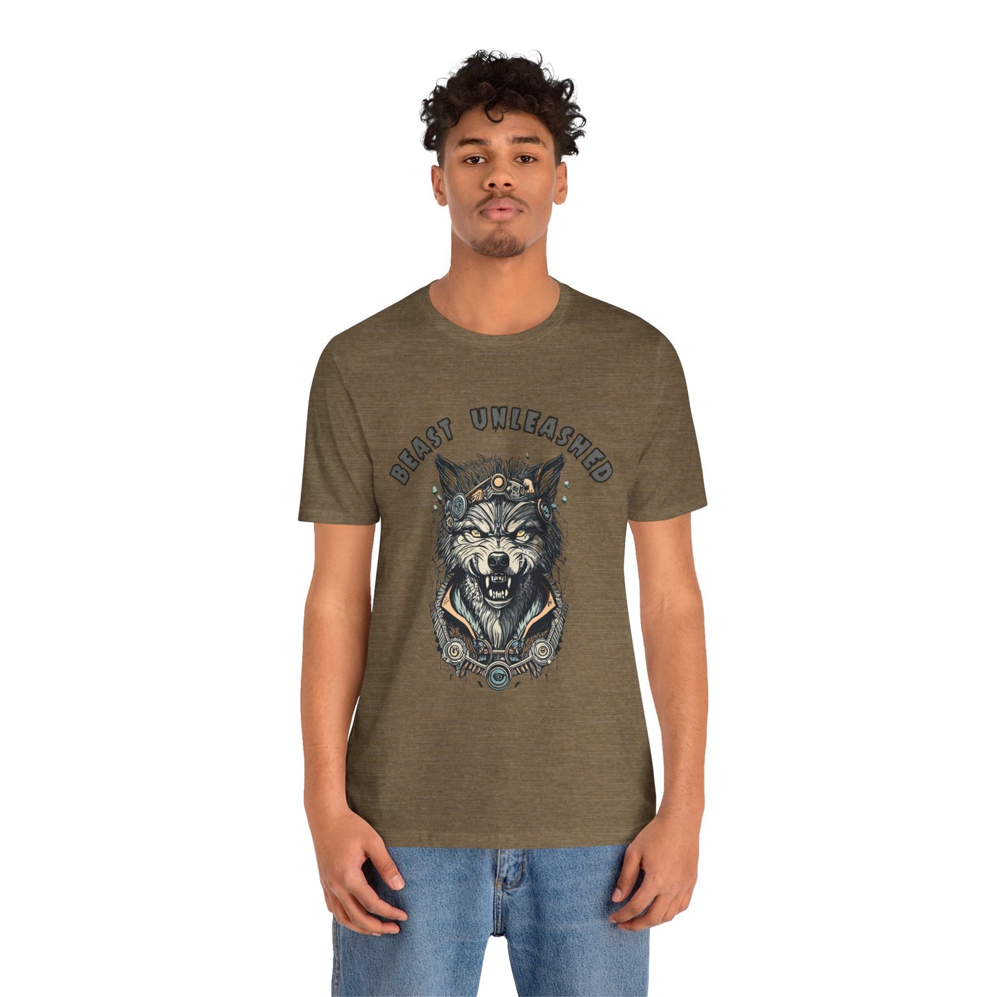 Dramatic Werewolf Transformation: Unleash the Beast T-Shirt | Halloween Vibes Tee