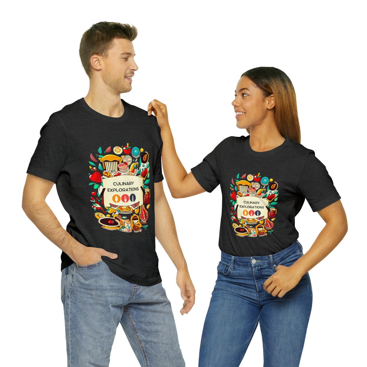 Culinary Explorations: Foodie Adventures Unisex Tee | Gourmet Journeys T-Shirts