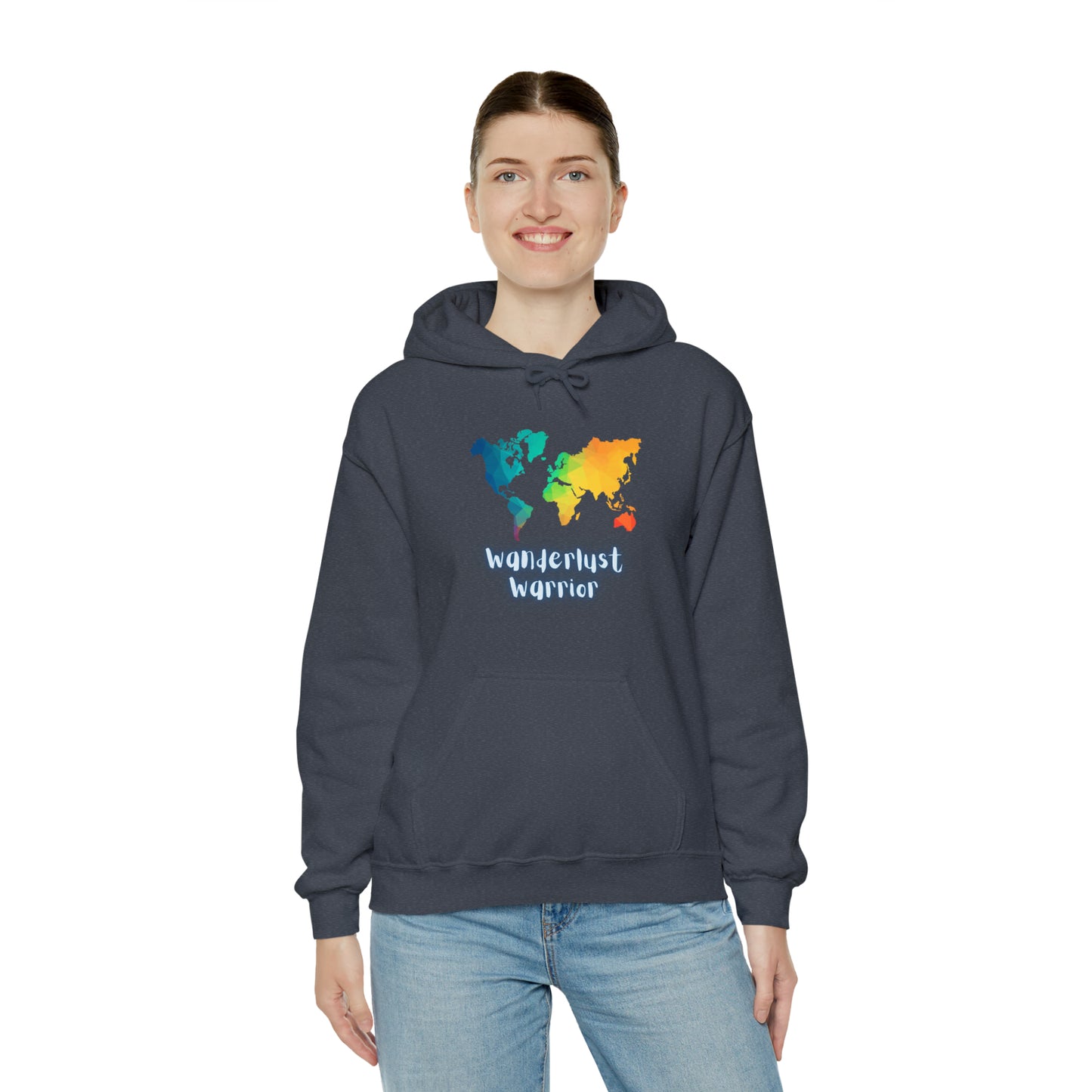 Explore, Wander, Conquer: Wanderlust Warrior Hoodie | Roaming Free Hoodies