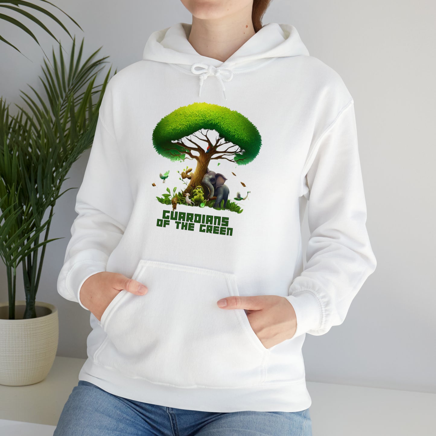 Guardians of the Green: Nature Nurturer Unisex Hoodie | Wildlife Harmony Hoodies