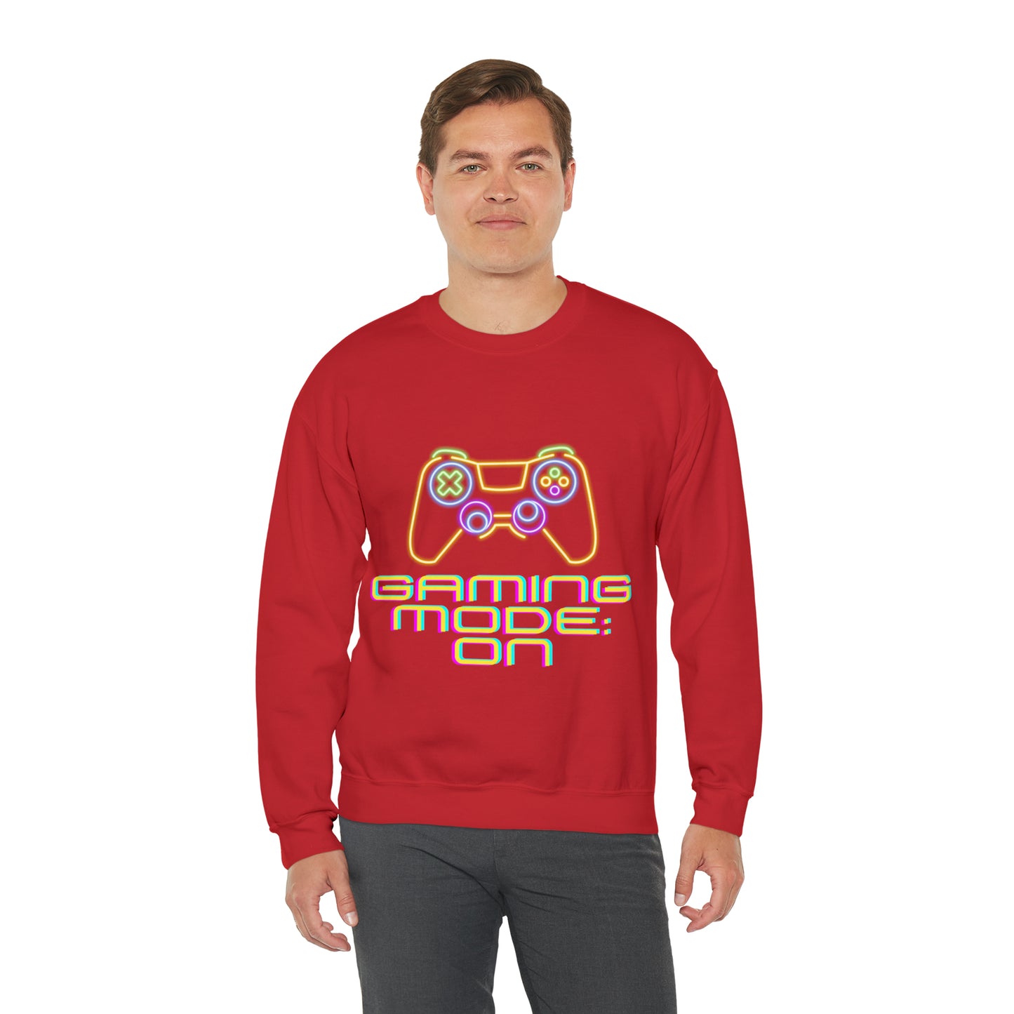 Pixel Power Activated Sweatshirt | Gaming Mode ON Sweatshirt