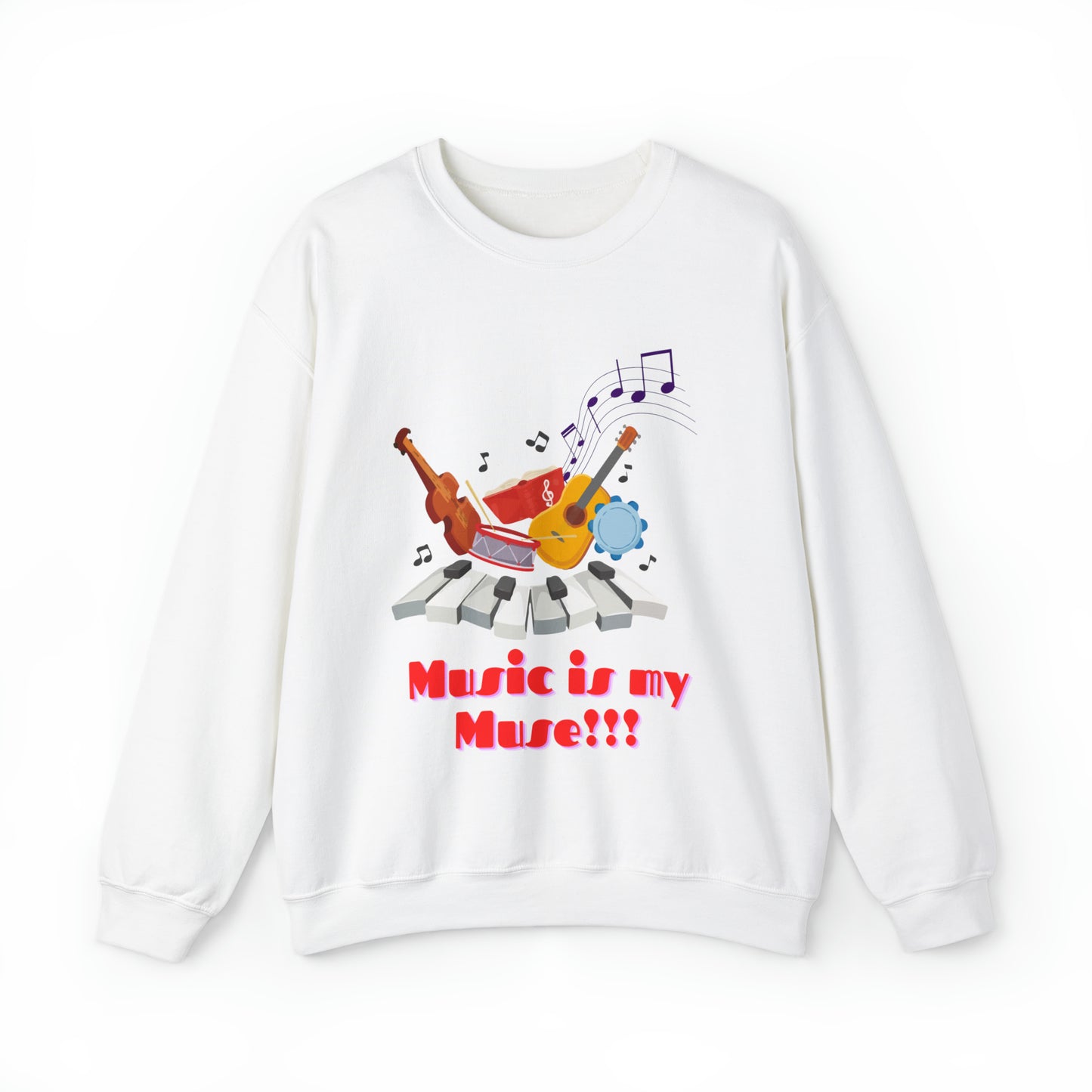 Harmonize with Melodic Magic Sweatshirt | Music is my Muse Sweatshirt