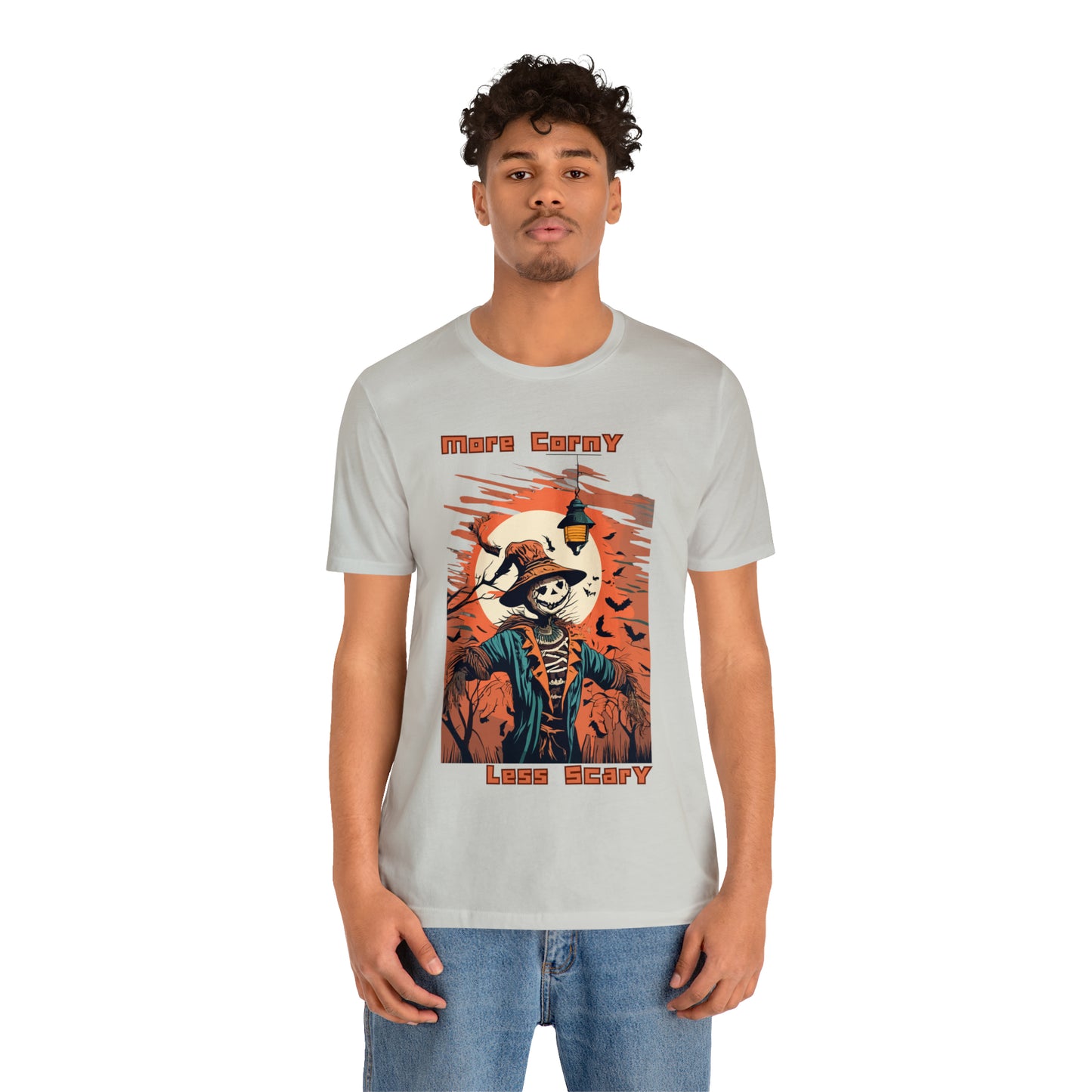 Unsettling Sinister Scarecrow: Modern Art T-Shirt | Halloween Vibes Tee