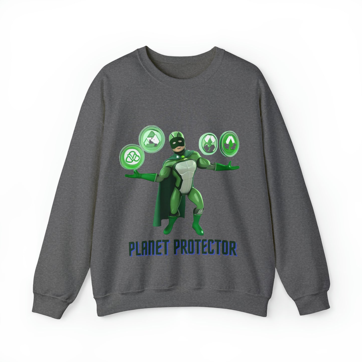 Earth's Guardian Sweatshirt | Sustainable Superhero Unisex Sweatshirt