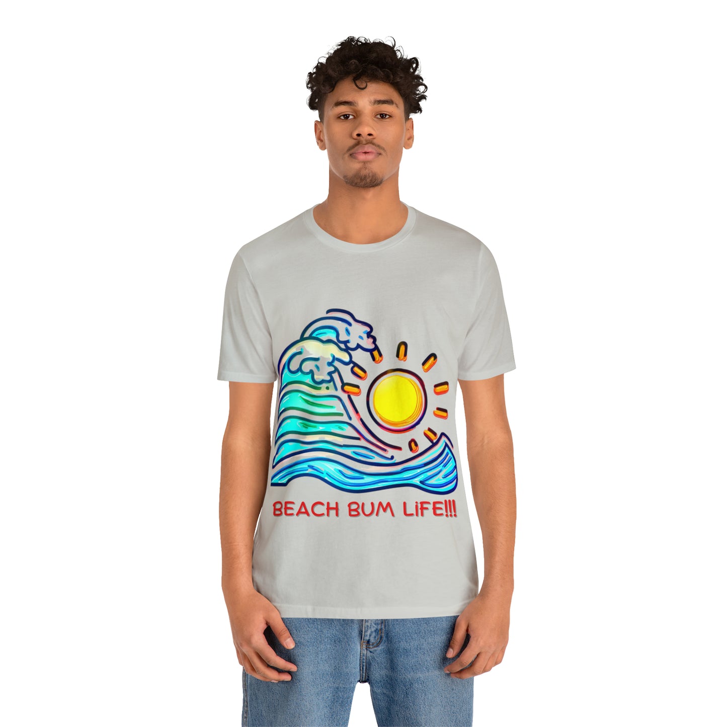 Seaside Serenity: Beach Bum Life Unisex Tee | Coastal Comfort T-Shirts