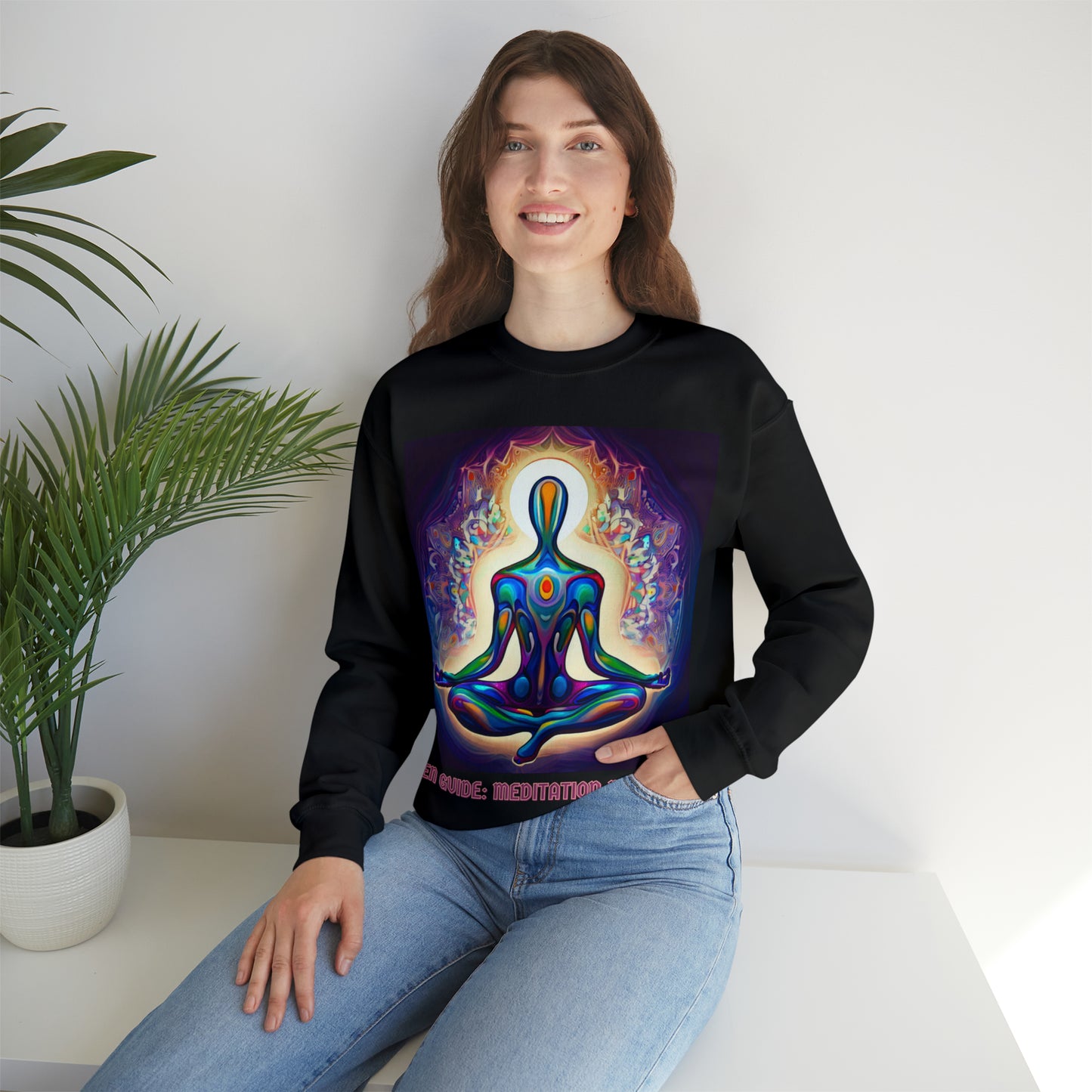 Zen Guide Sweatshirt | Meditation Master Unisex Sweatshirt