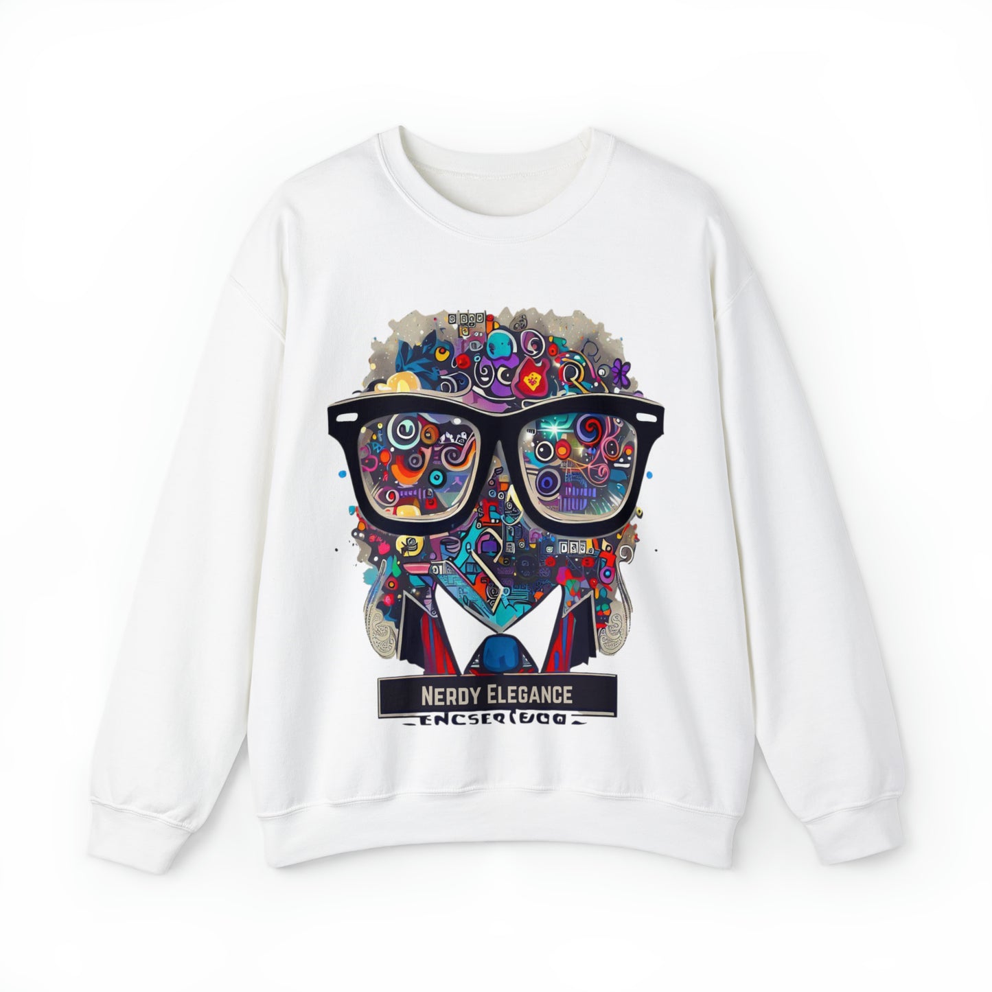 Nerd Elegance Sweatshirt | Geek Icon Unisex Sweatshirt