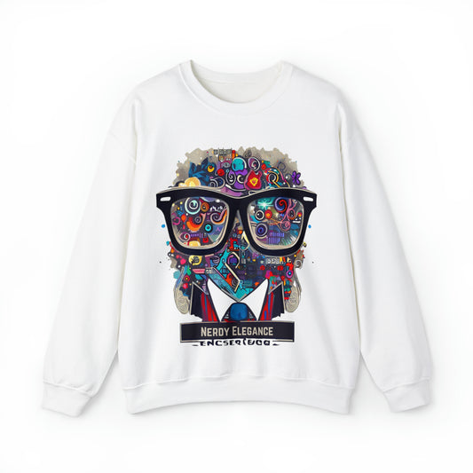 Nerd Elegance Sweatshirt | Geek Icon Unisex Sweatshirt