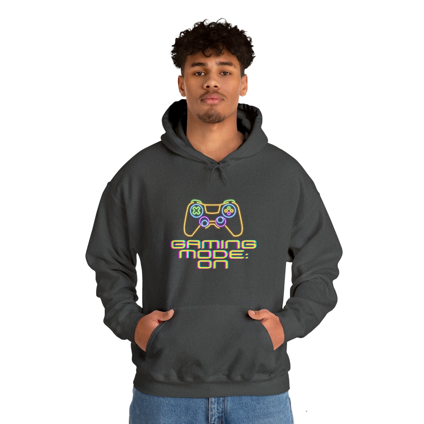 Pixel Power Activated: Gaming Mode ON Hoodie | Level Up Hoodies