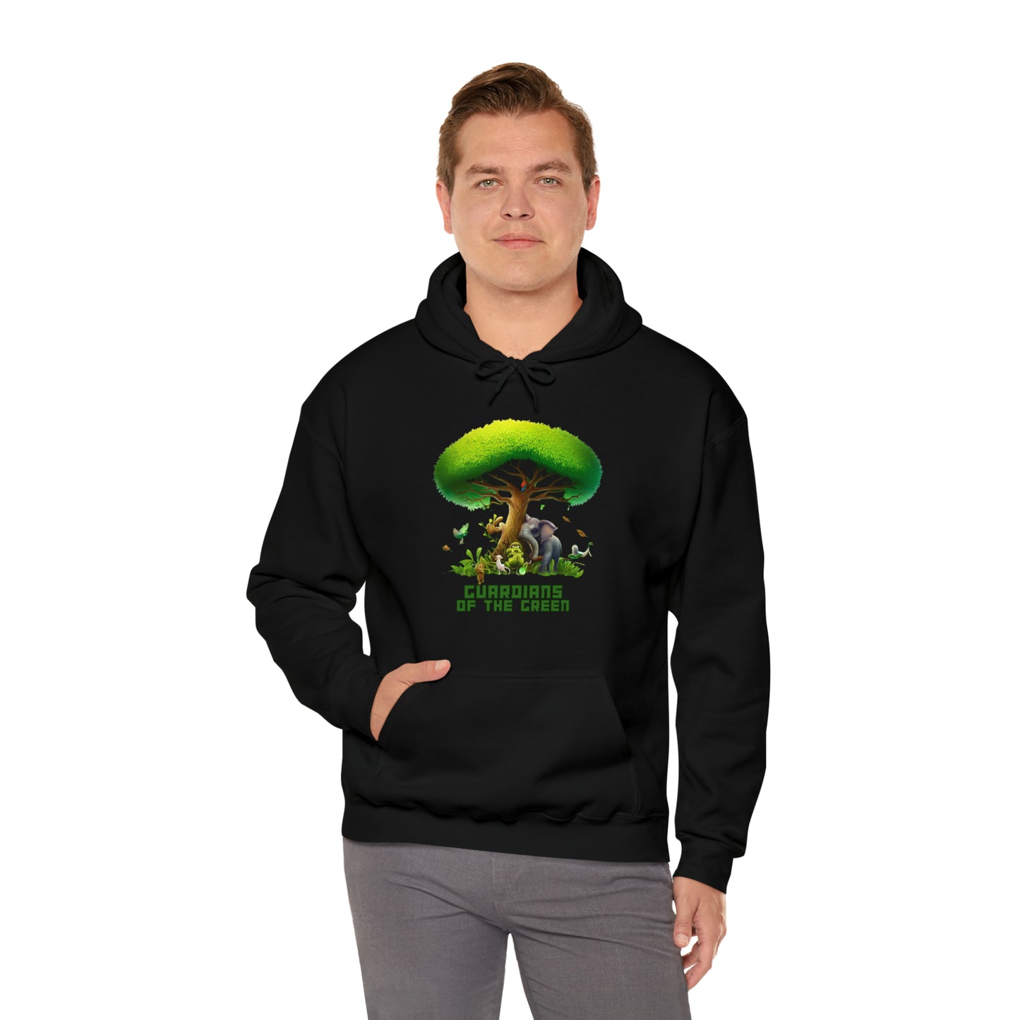 Guardians of the Green: Nature Nurturer Unisex Hoodie | Wildlife Harmony Hoodies