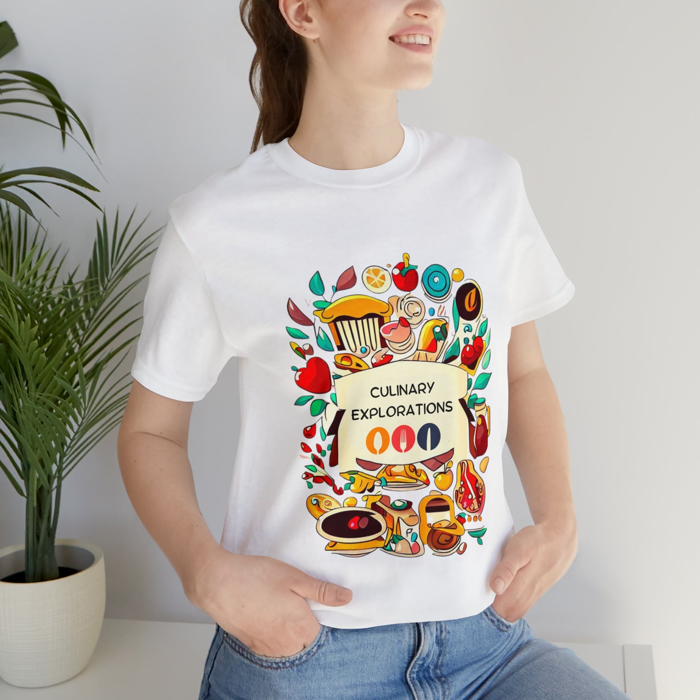 Culinary Explorations: Foodie Adventures Unisex Tee | Gourmet Journeys T-Shirts