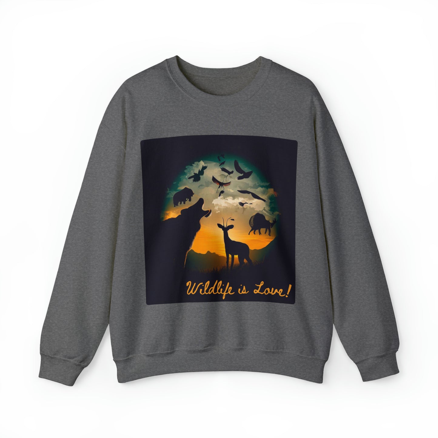 Nature's Companions Sweatshirt | Wildlife Lover Unisex Sweatshirt