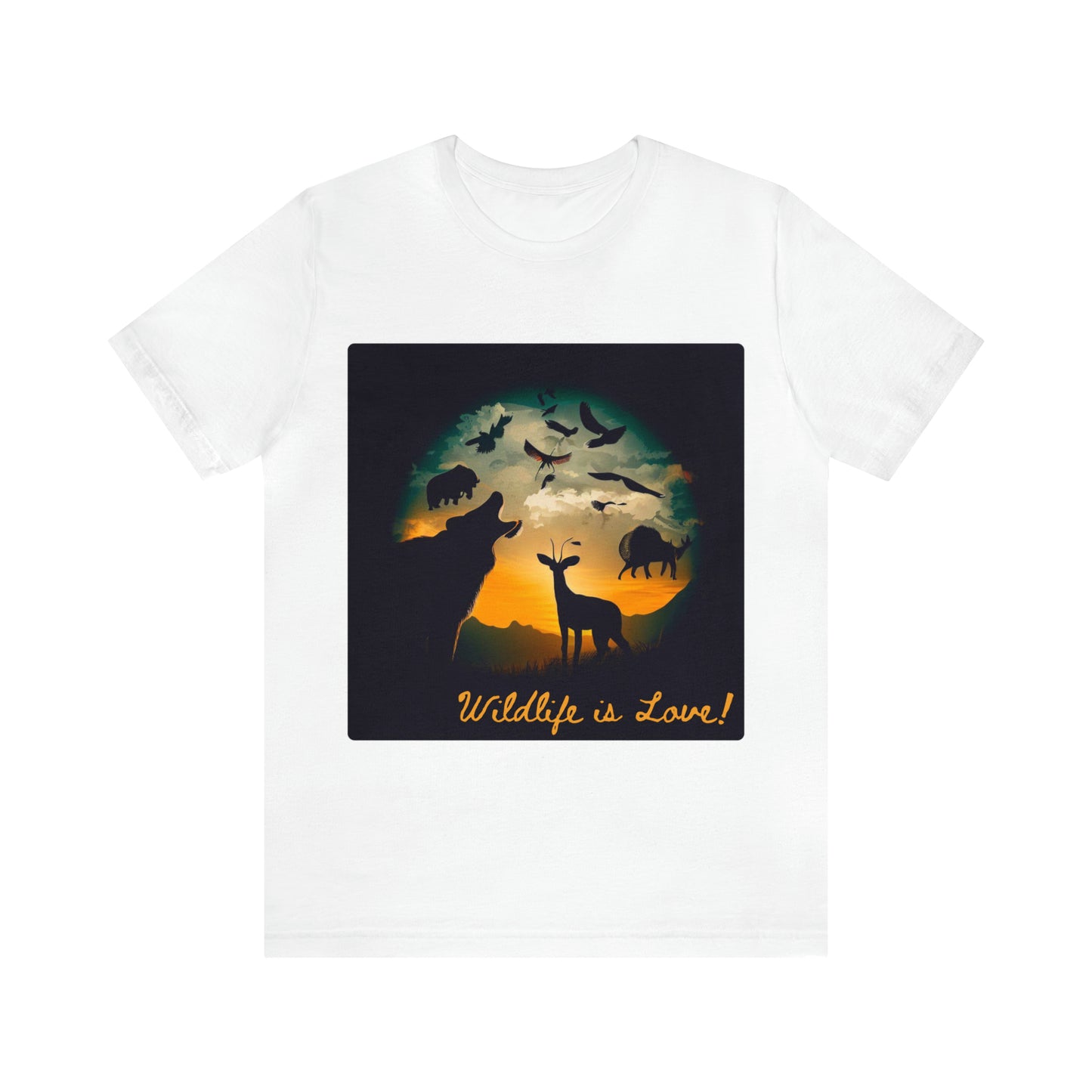 Nature's Companions: Wildlife Lover Unisex Tee | Creature Enthusiast T-Shirts