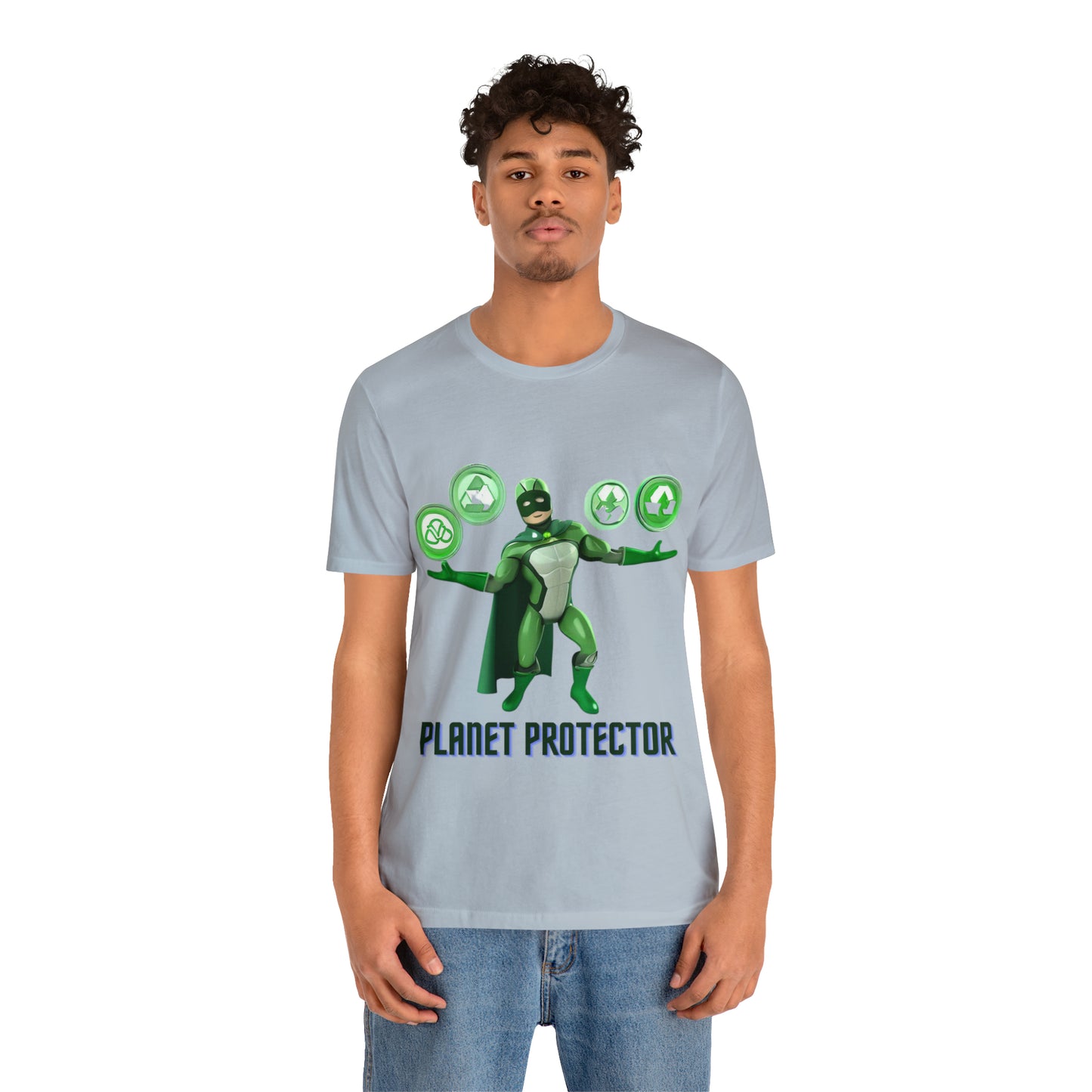 Earth's Guardian: Sustainable Superhero Unisex Tee | Champion of Sustainability T-Shirts