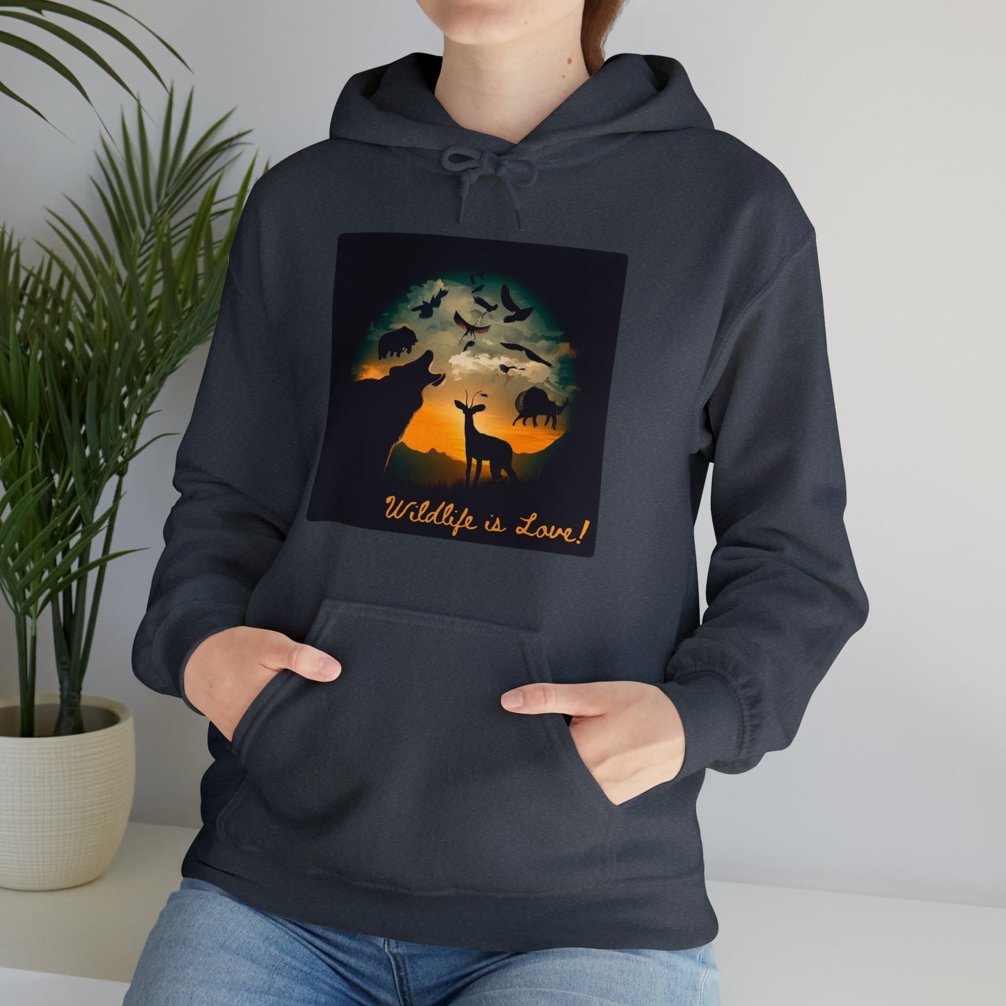 Nature's Companions: Wildlife Lover Unisex Hoodie | Creature Enthusiast Hoodies