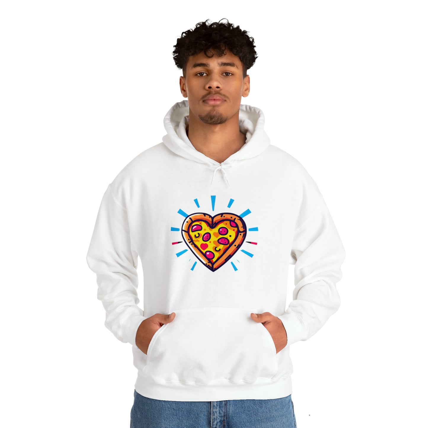 Slice of Love: Pizza My Heart Unisex Hoodie | Pizza Passion Hoodies