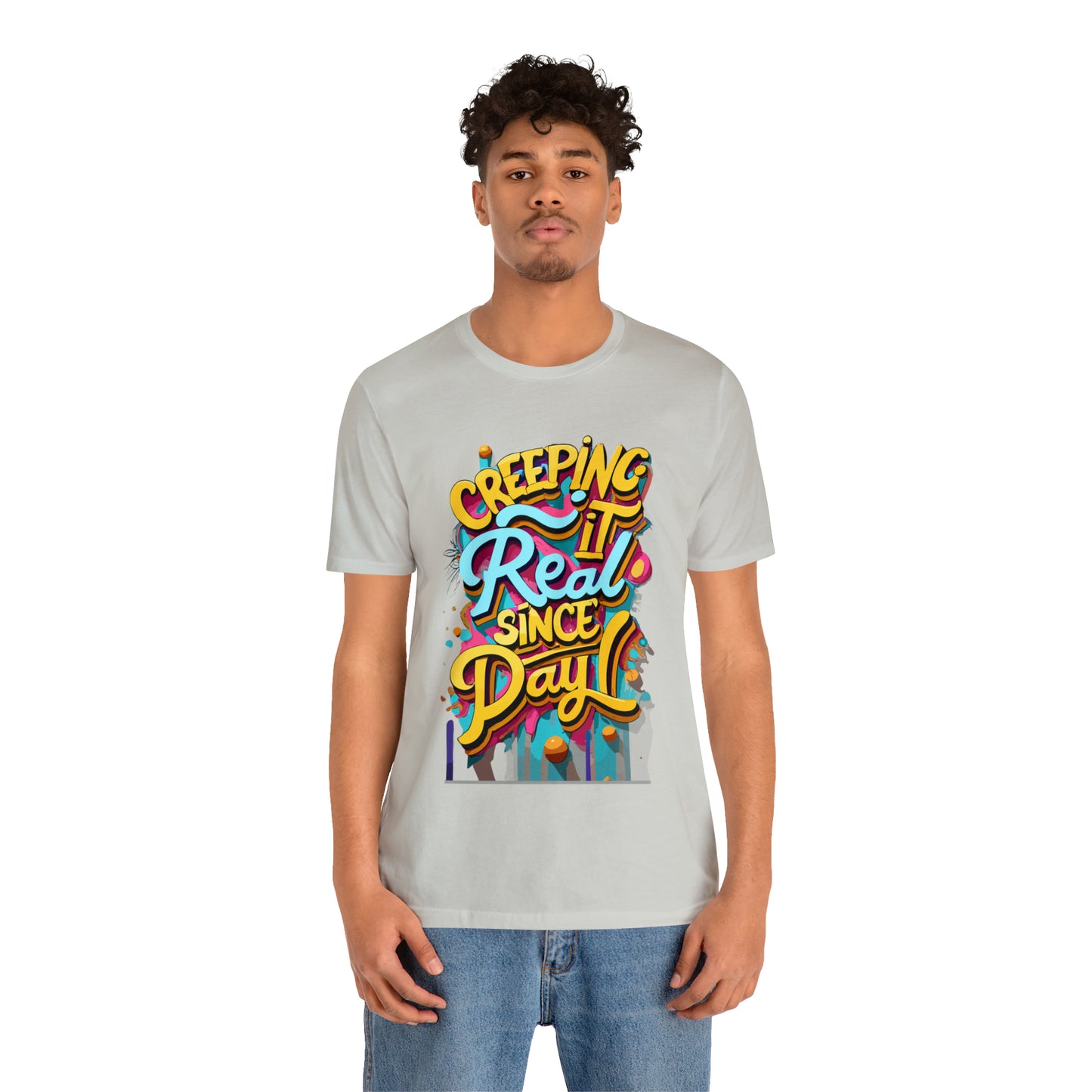 Creepin' It Real Since Day One Halloween T-Shirt - Embrace a Lifetime of Halloween Passion | Halloween Vibes Tee