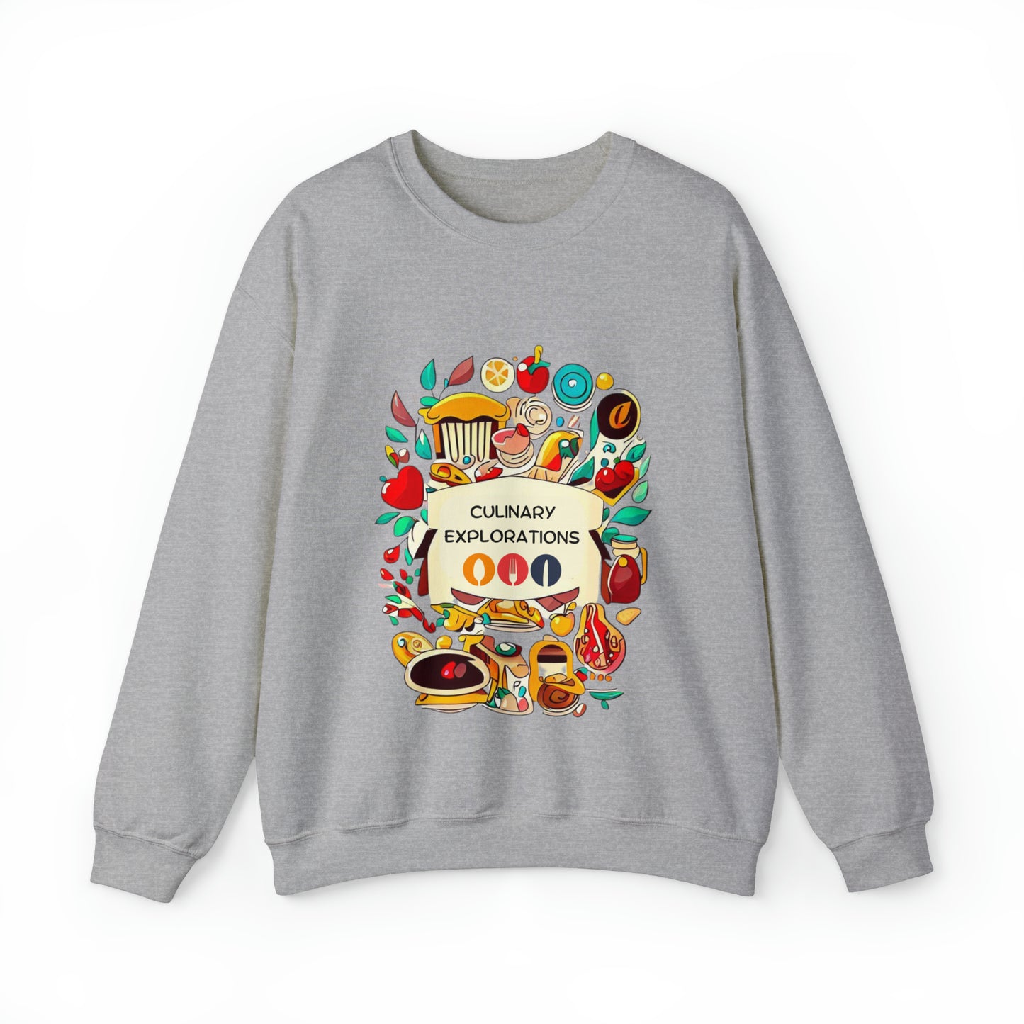 Culinary Explorations Sweatshirt | Foodie Adventures Unisex Sweatshirt