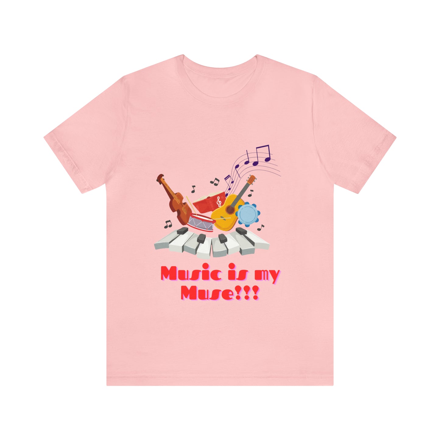 Harmonious Inspiration: Music is my Muse Unisex Tee | Melodic Magic T-Shirts