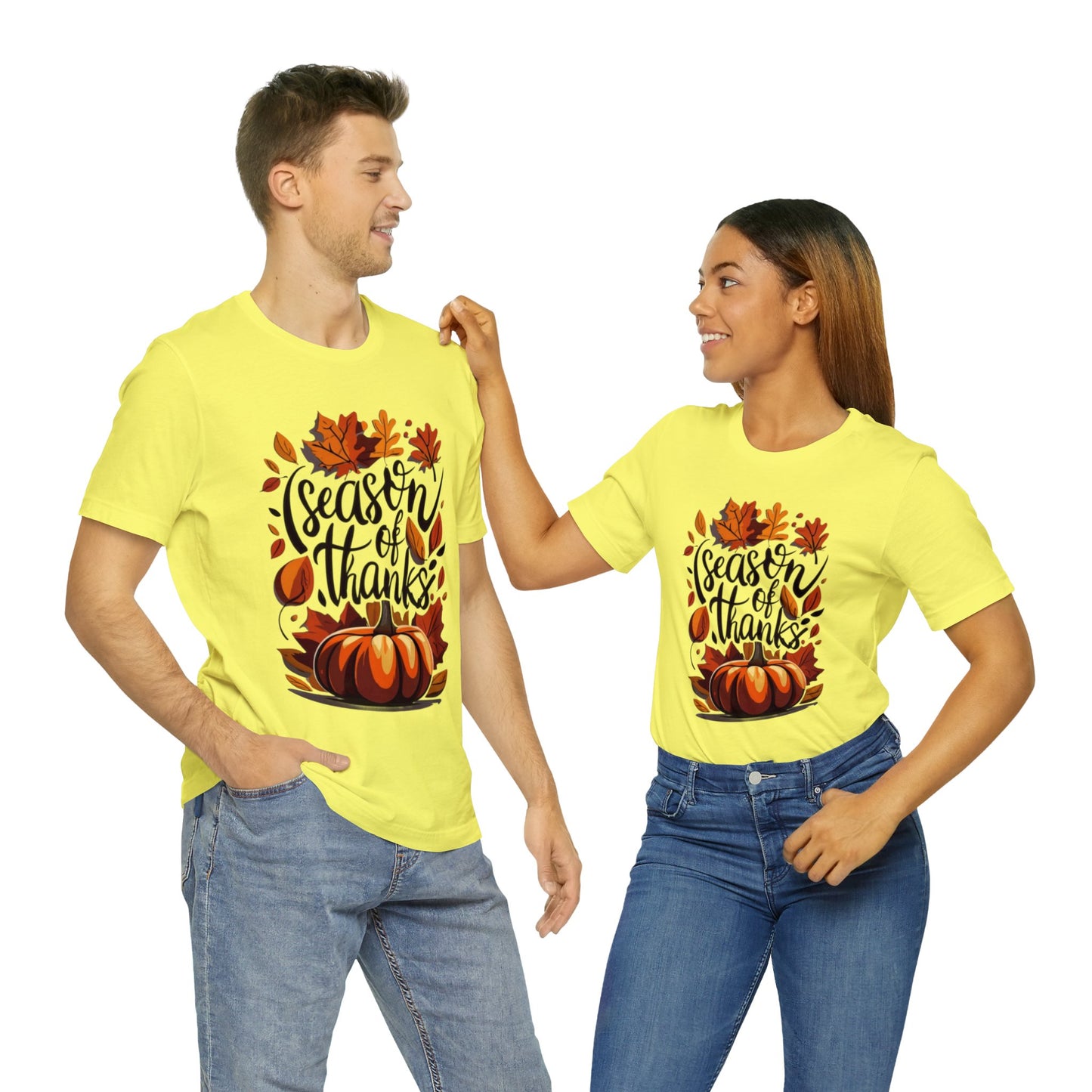 Season of Thanks: Autumn Beauty Unisex Tee | Gratitude Moments T-Shirts by Be Like No One (BLN1) - The Store