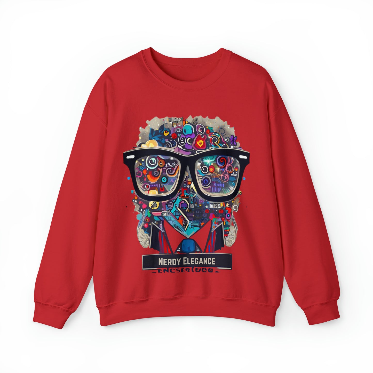 Nerd Elegance Sweatshirt | Geek Icon Unisex Sweatshirt