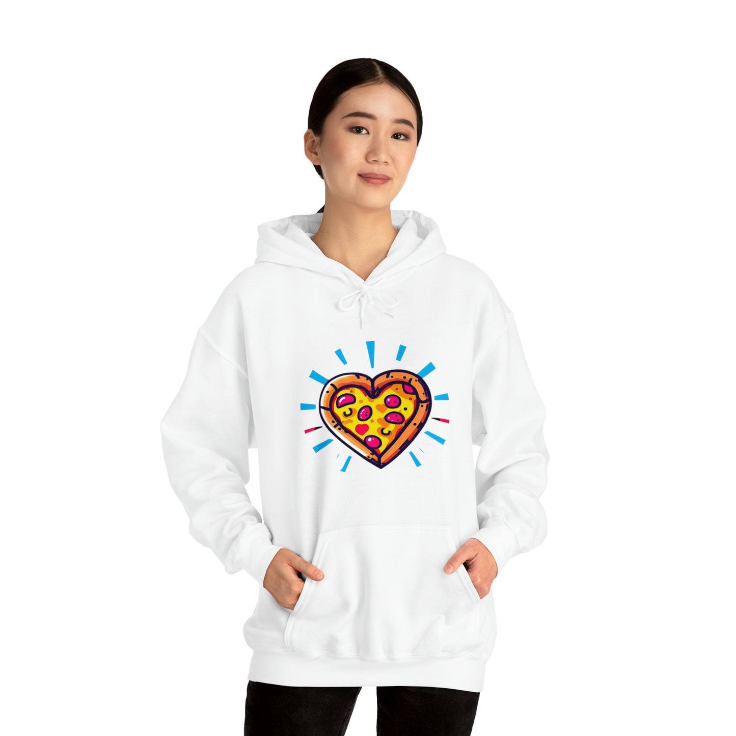 Slice of Love: Pizza My Heart Unisex Hoodie | Pizza Passion Hoodies