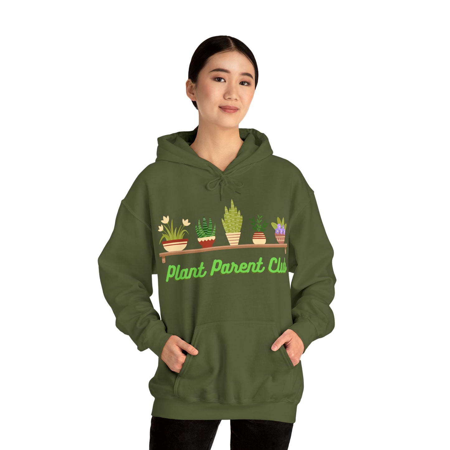 Nurture Nature's Beauty: Plant Parent Club Hoodie | Botanical Bliss Hoodies