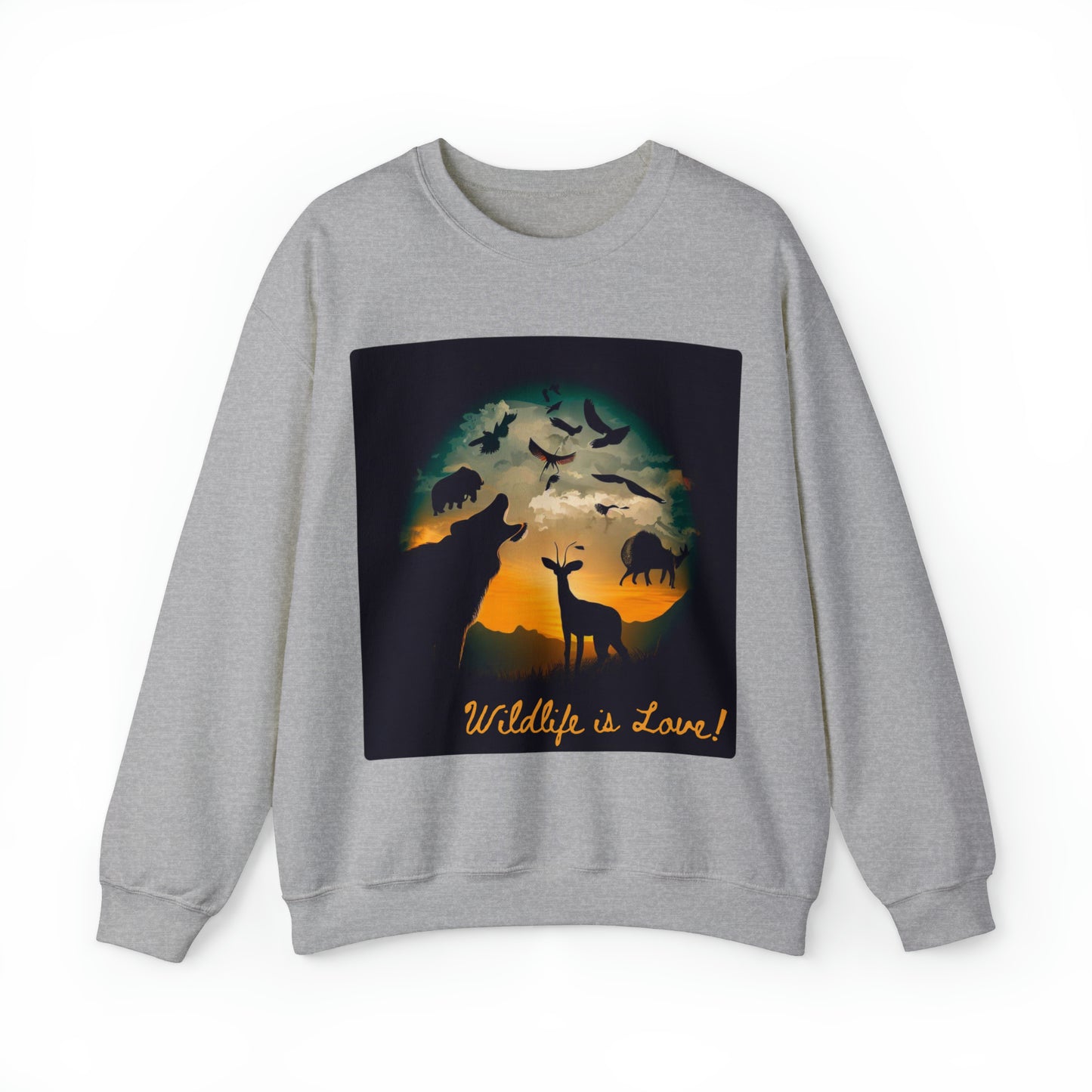 Nature's Companions Sweatshirt | Wildlife Lover Unisex Sweatshirt