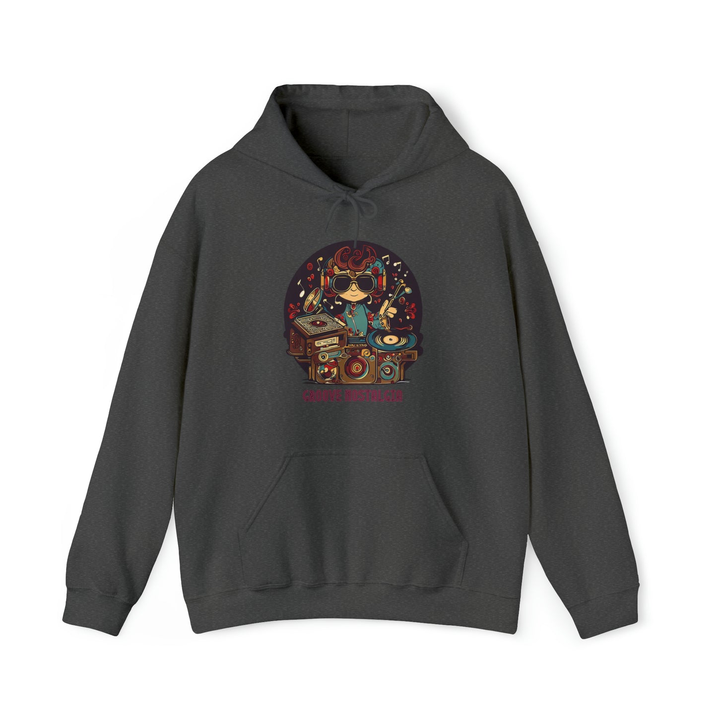 Groove Nostalgia: Vintage Vinyl Lover Unisex Hoodie | Retro Rhythms Hoodies