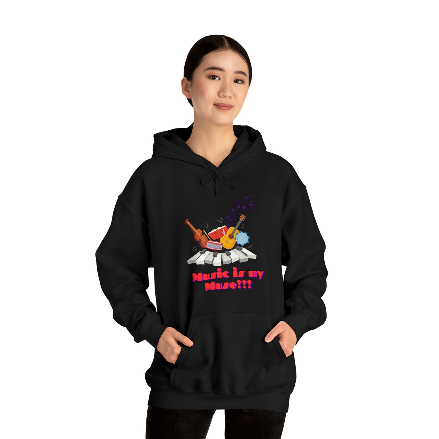 Harmonize with Melodic Magic: Music is my Muse Hoodie | Melodic Magic Hoodies