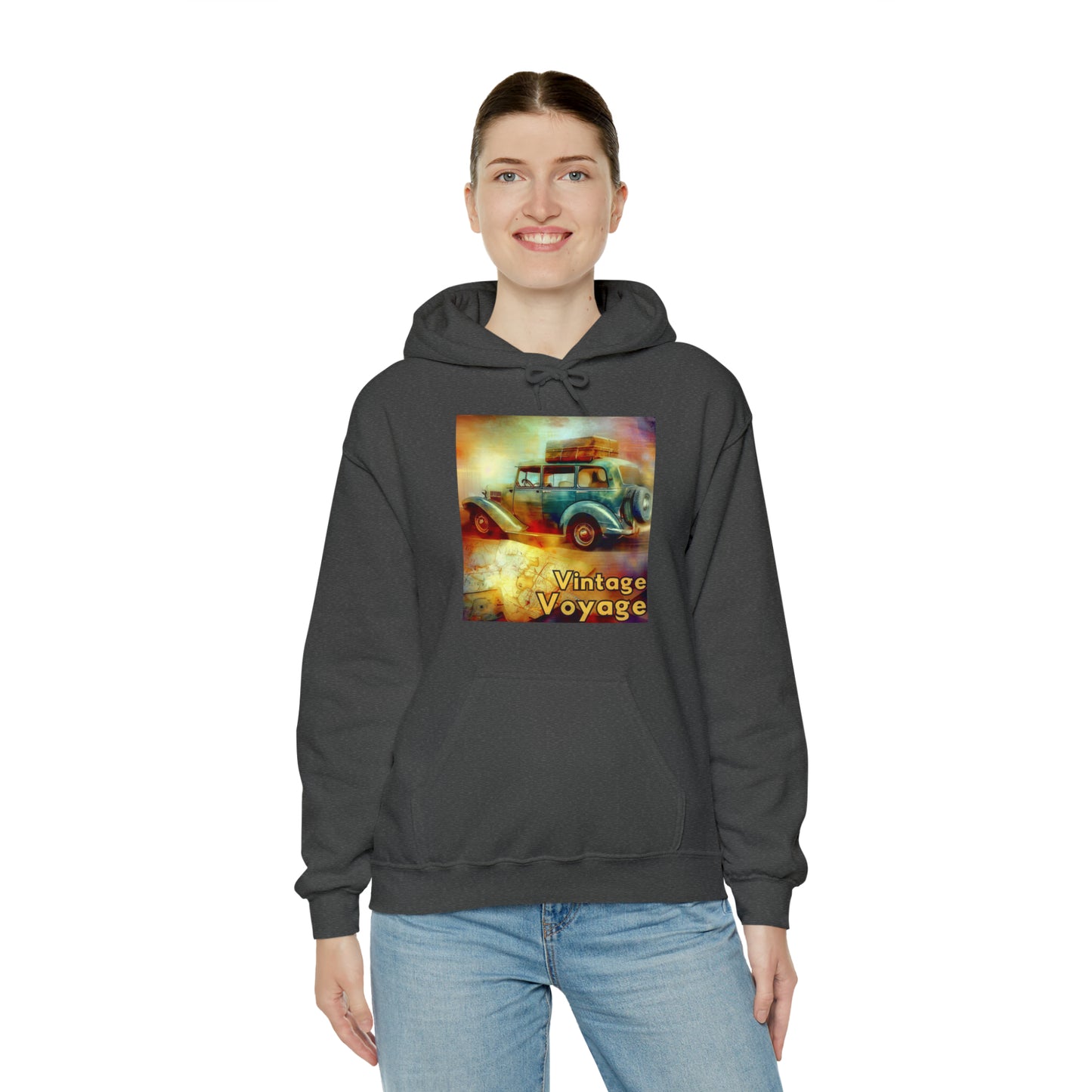 Vintage Voyage: Retro Roadtrip Unisex Hoodie | Classic Adventure Hoodies