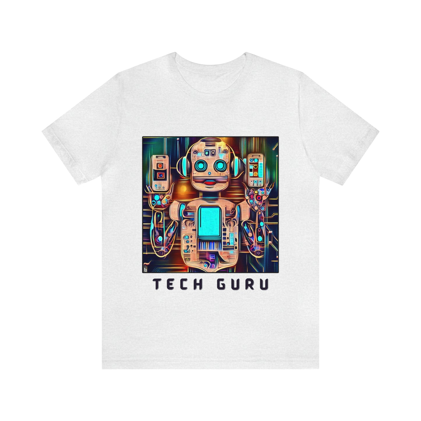 Digital Savvy: Tech Guru Unisex Tee | Electronics Enthusiast T-Shirts