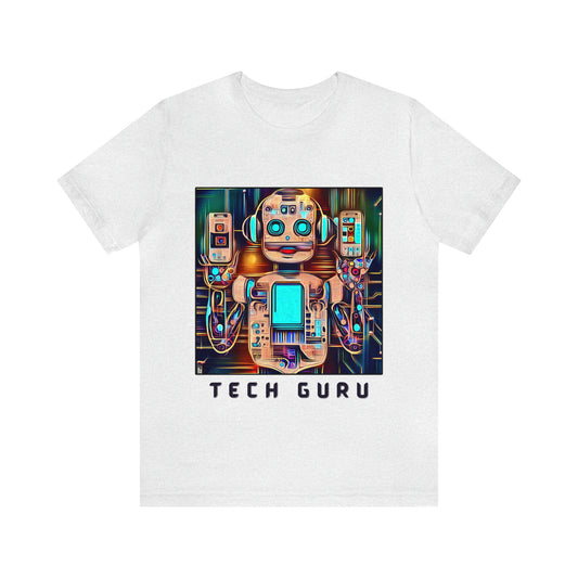 Digital Savvy: Tech Guru Unisex Tee | Electronics Enthusiast T-Shirts