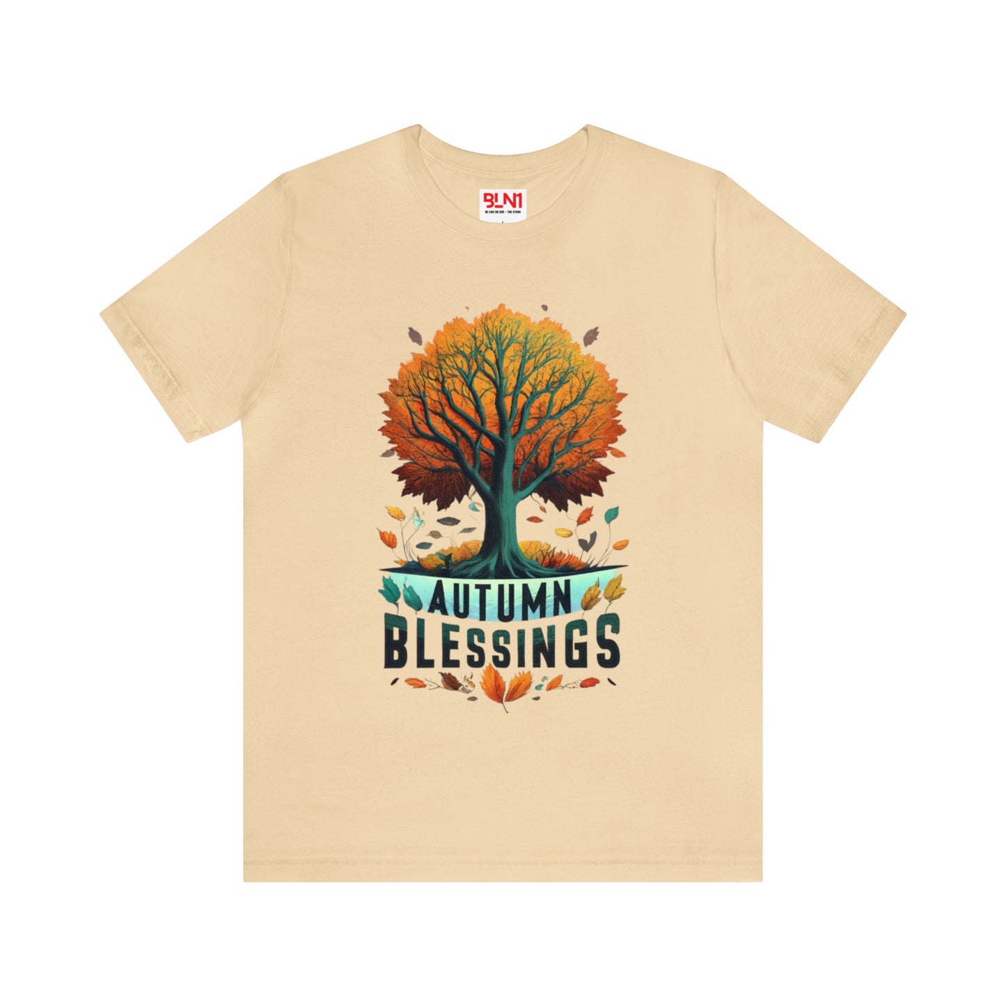 Autumn Blessings: Fall Foliage Unisex Tee | Harvest Serenity T-Shirts by Be Like No One (BLN1) - The Store