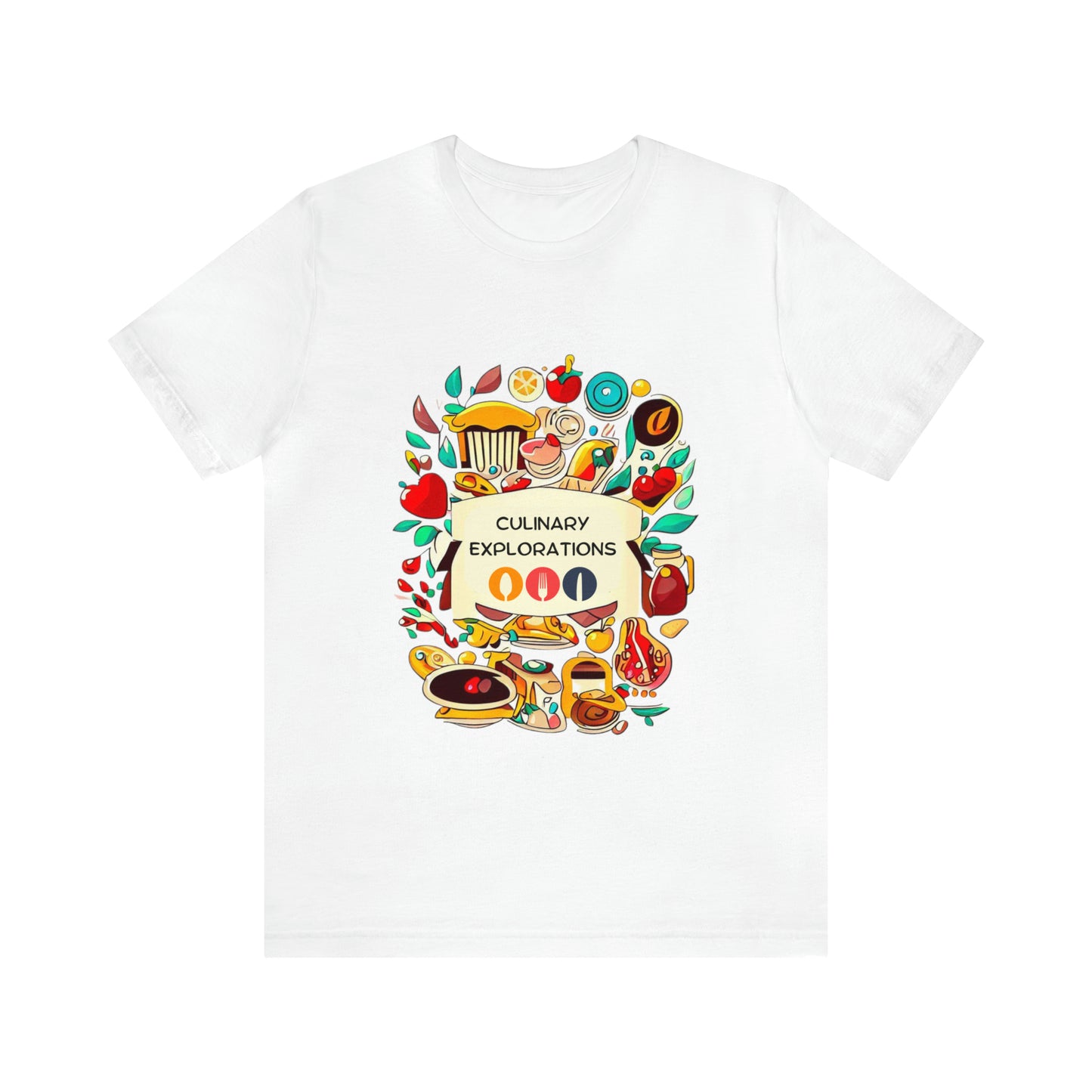 Culinary Explorations: Foodie Adventures Unisex Tee | Gourmet Journeys T-Shirts