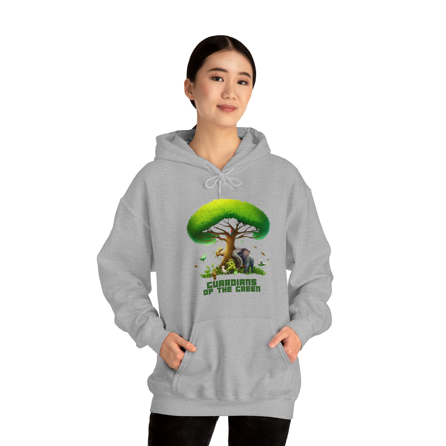 Guardians of the Green: Nature Nurturer Unisex Hoodie | Wildlife Harmony Hoodies