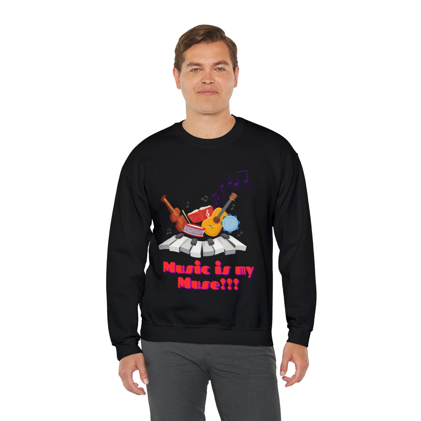 Harmonize with Melodic Magic Sweatshirt | Music is my Muse Sweatshirt