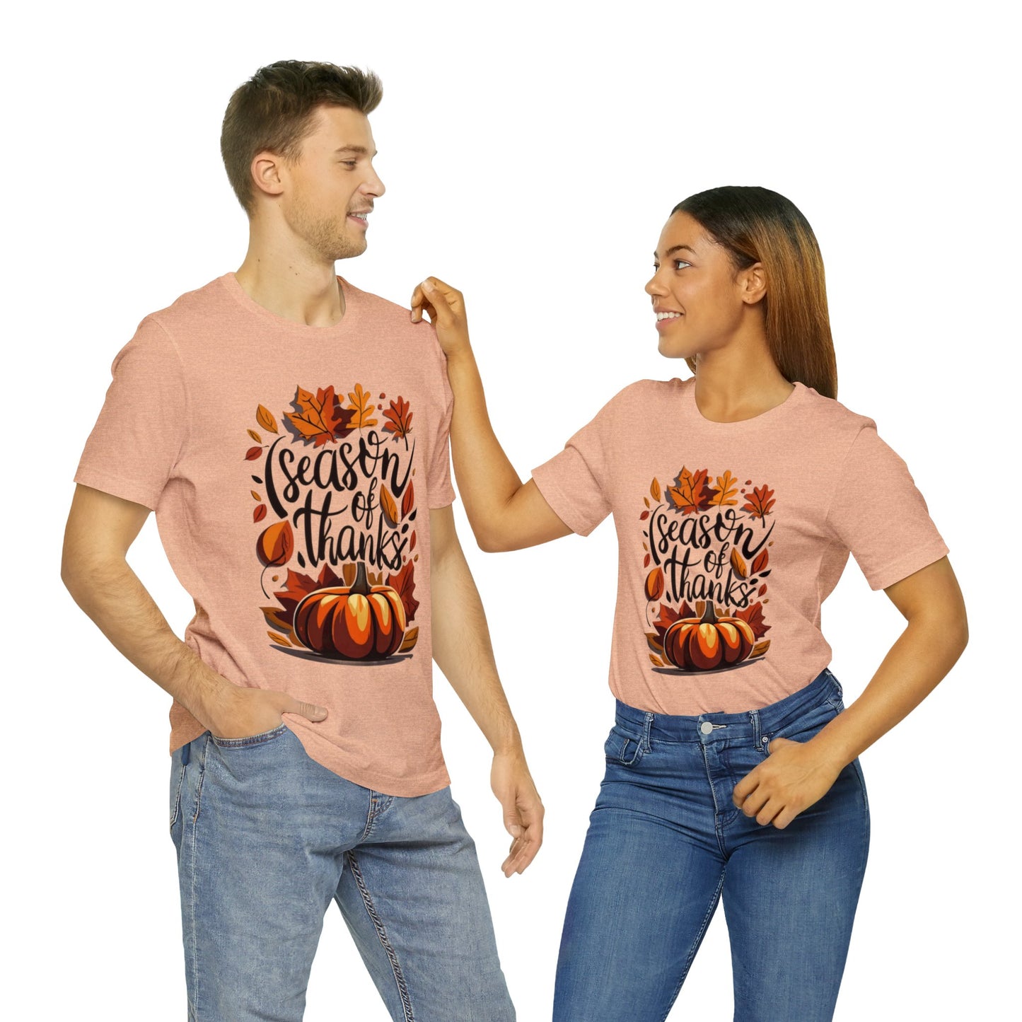 Season of Thanks: Autumn Beauty Unisex Tee | Gratitude Moments T-Shirts by Be Like No One (BLN1) - The Store