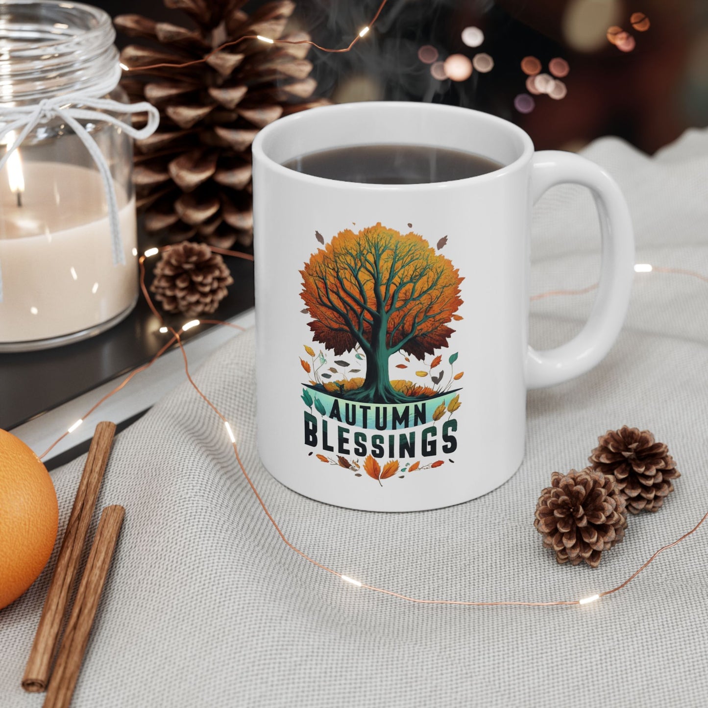 Autumn Blessings: Fall Foliage Mug | Harvest Serenity Mugs by Be Like No One (BLN1) - The Store