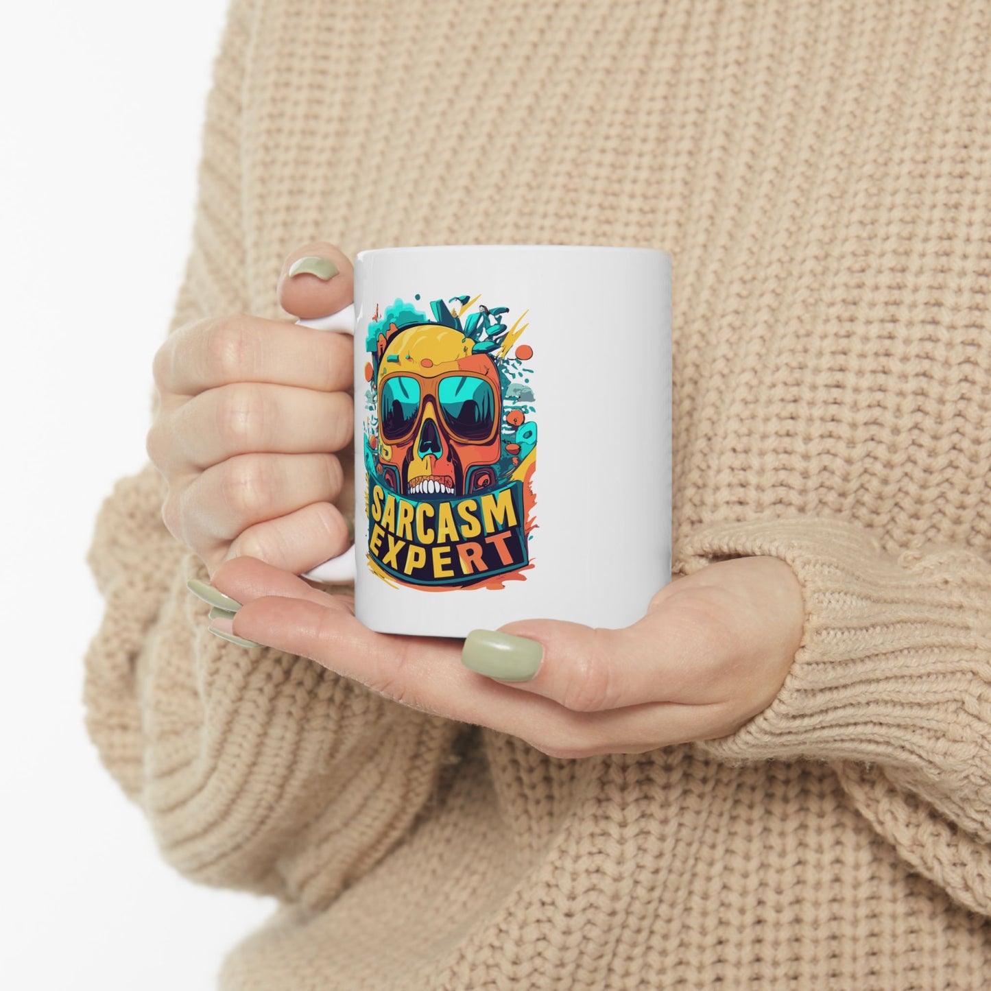 Sarcasm Level: Expert Mug, Be Like No One (BLN1) Mugs, Ceramic Mug 11oz