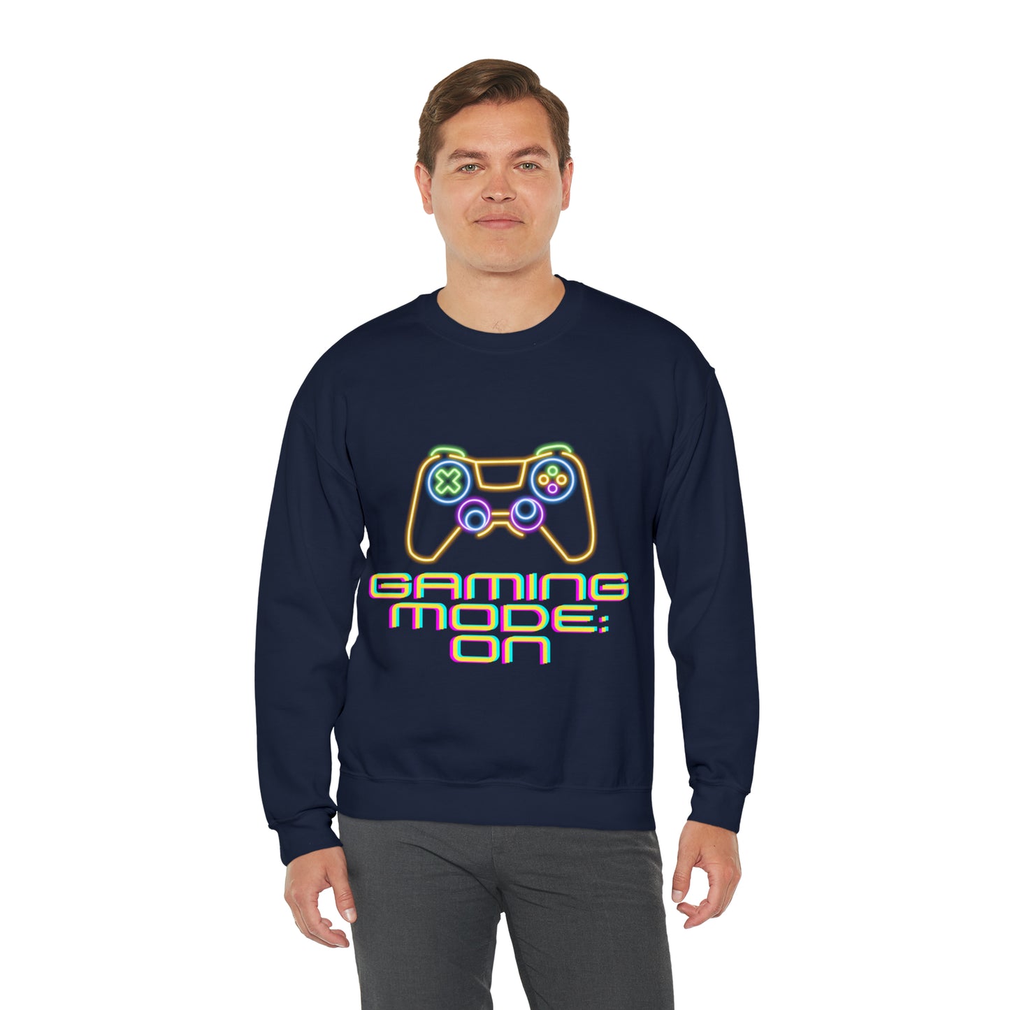 Pixel Power Activated Sweatshirt | Gaming Mode ON Sweatshirt