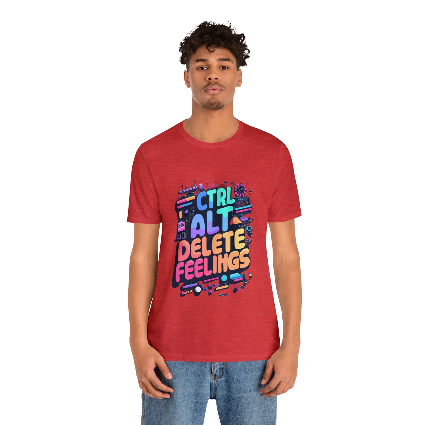 Ctrl+Alt+Delete Feelings: Embrace Emojis on This Tee! | Be Like No One(BLN1) T-Shirts