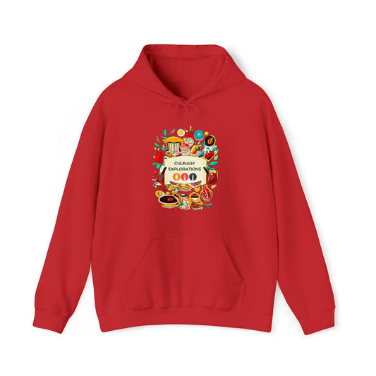 Culinary Explorations: Foodie Adventures Unisex Hoodie | Gourmet Journeys Hoodies