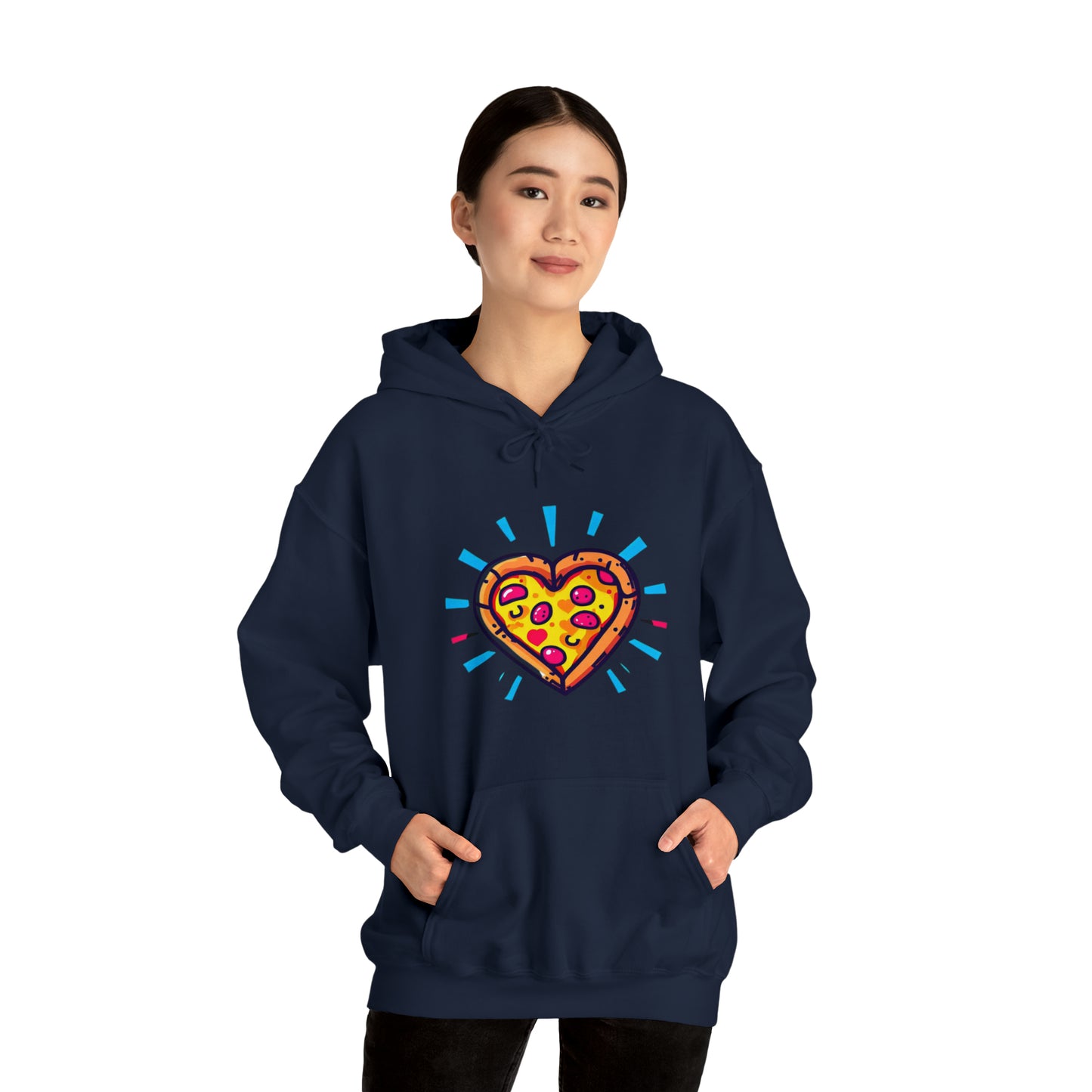 Slice of Love: Pizza My Heart Unisex Hoodie | Pizza Passion Hoodies